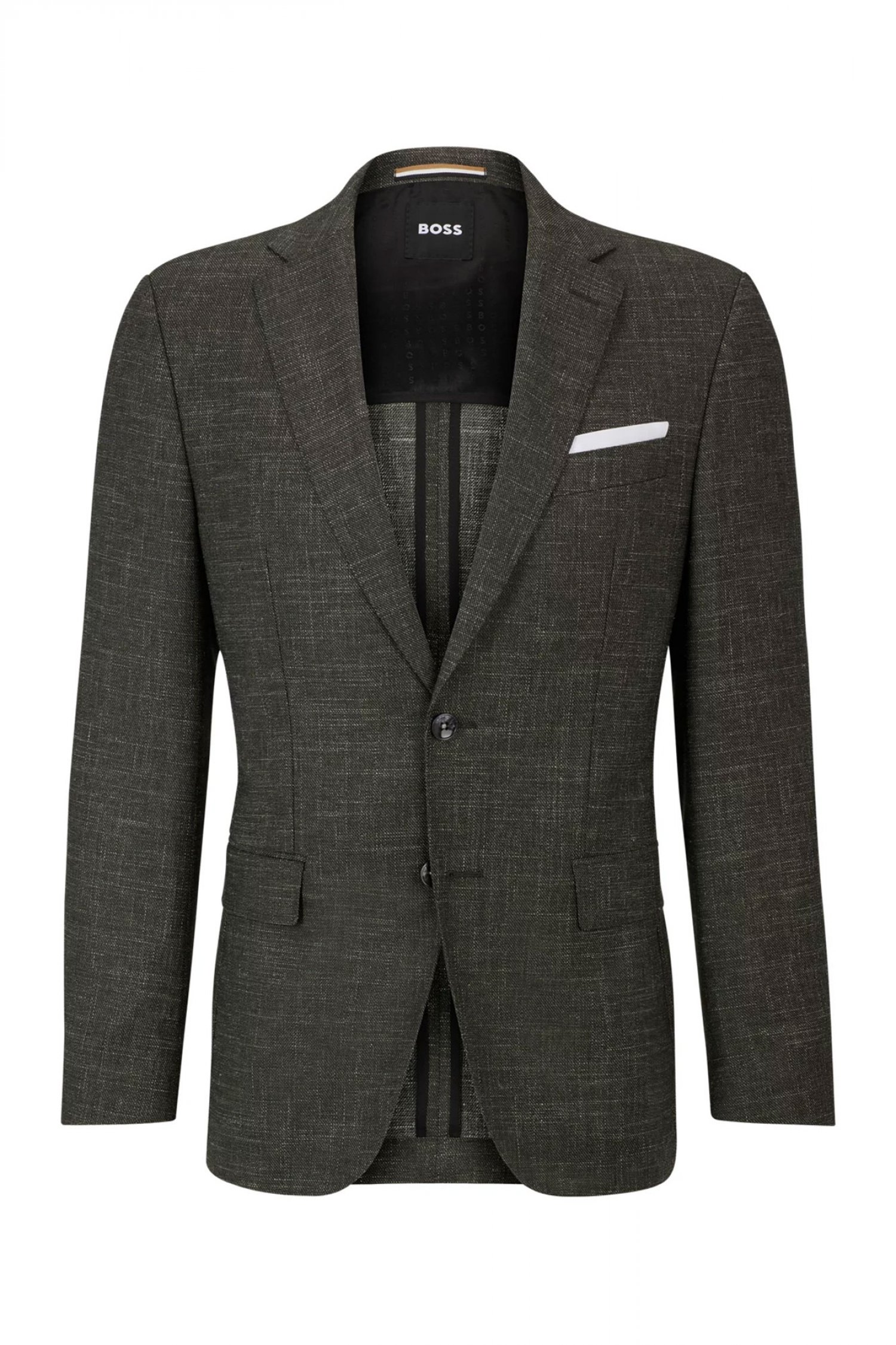 BOSS ΣΑΚΑΚΙ LANIFICIO TESSE BIELA STRETCH SLIM FIT H-HUTSON-233 ΧΑΚΙ