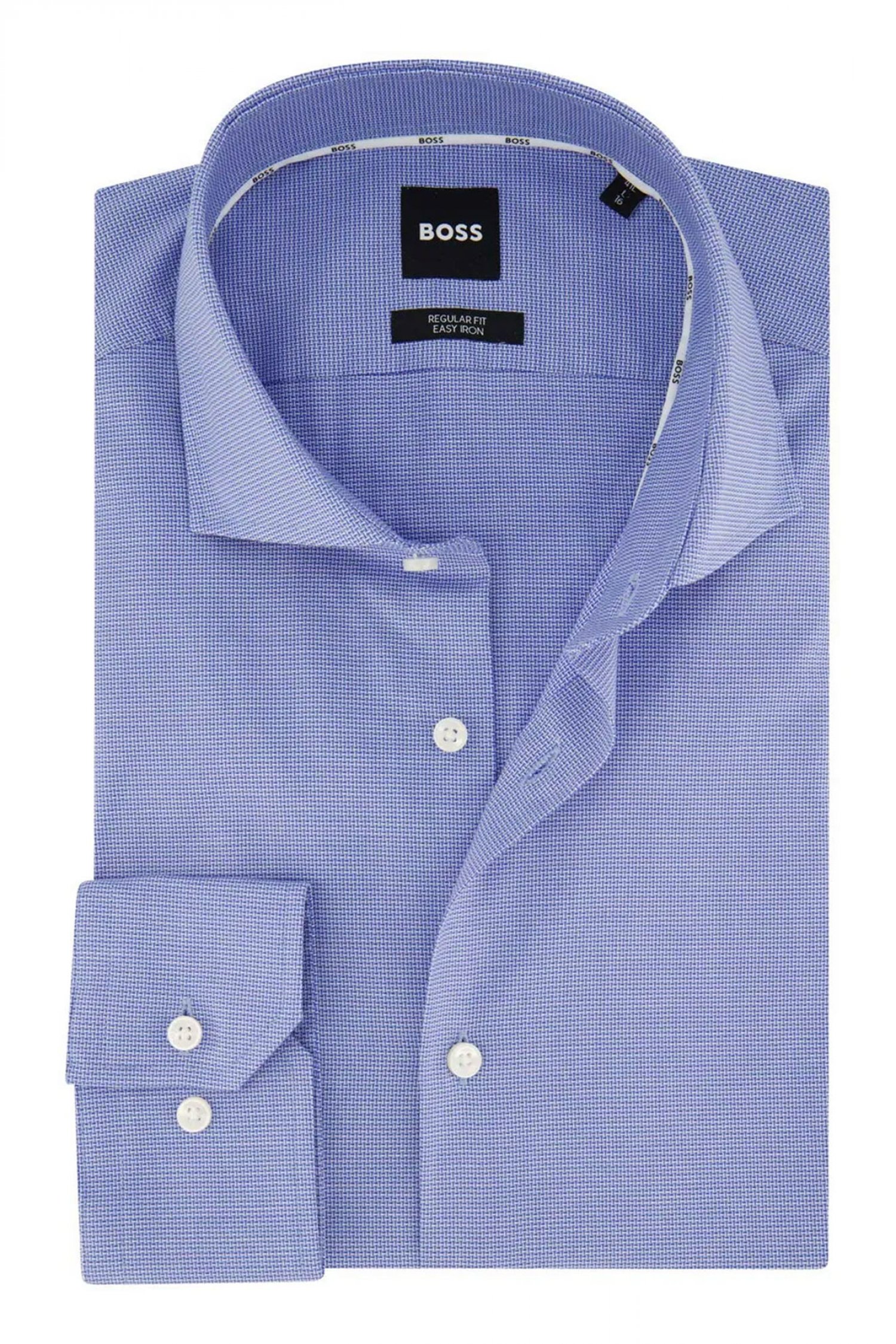 BOSS ΠΟΥΚΑΜΙΣΟ REGULAR FIT EASY IRON H-JOE-SPREAD-C1-222 ΣΙΕΛ