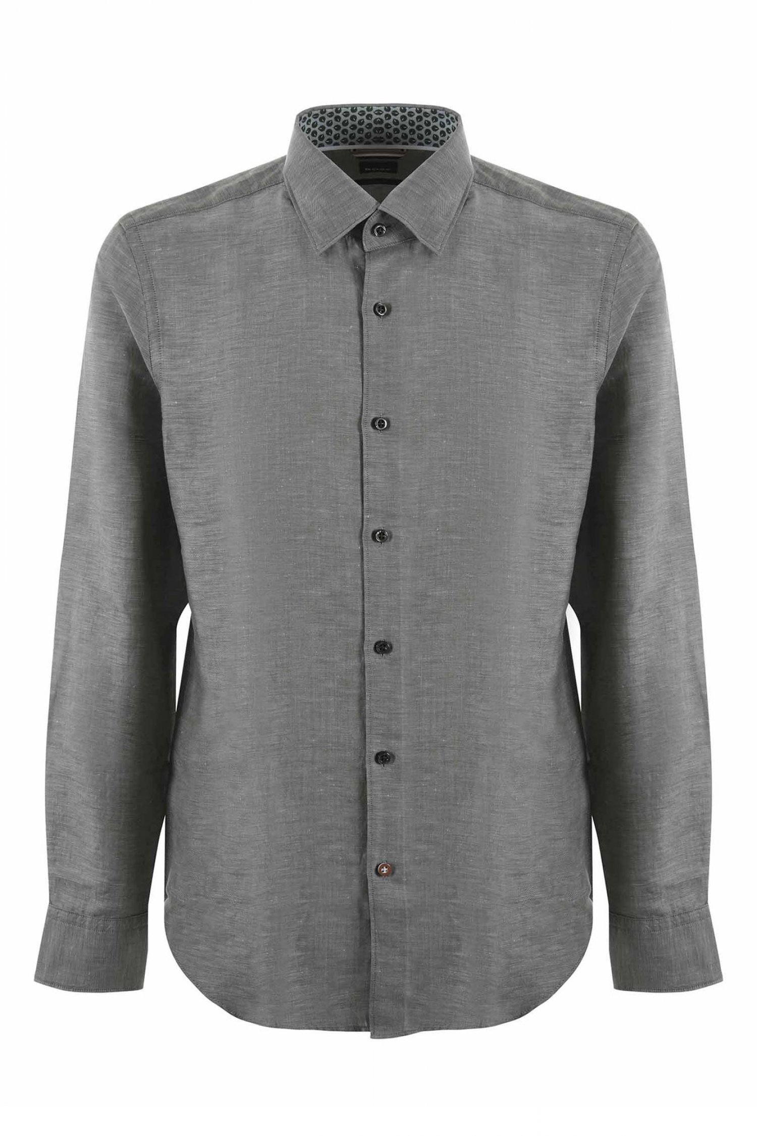 BOSS ΠΟΥΚΑΜΙΣΟ ΛΙΝΟ CASUAL FIT C-HAL-KENT-C3-223 ΧΑΚΙ