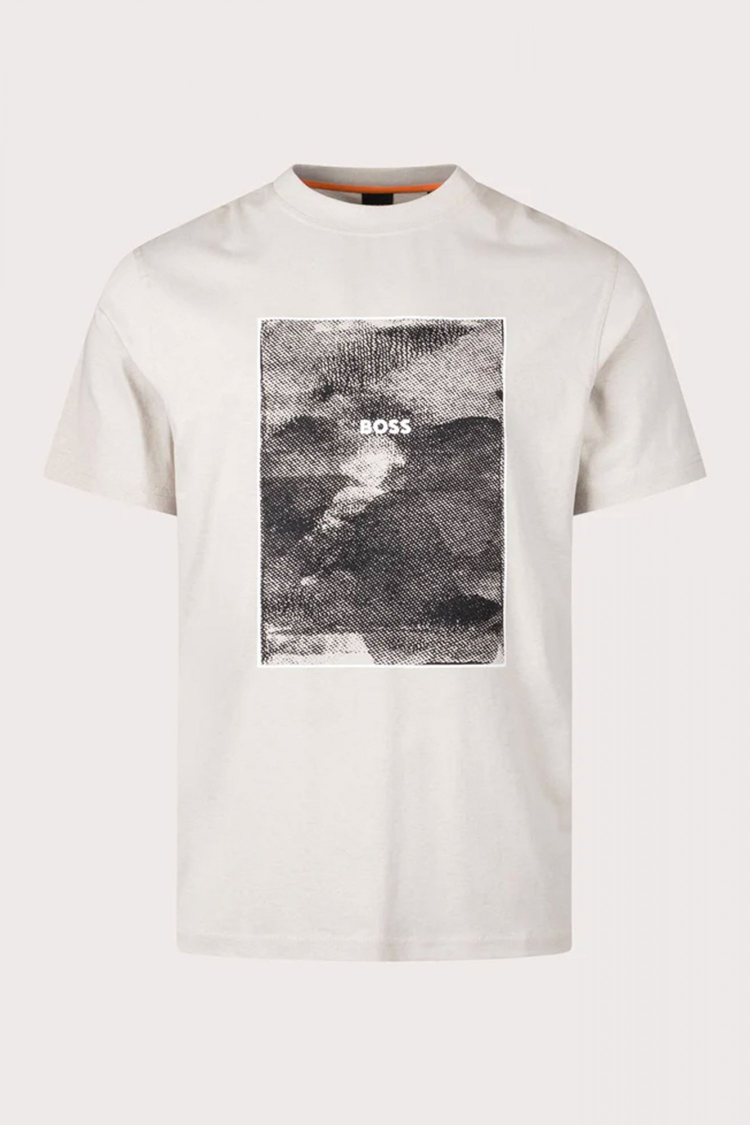 BOSS CASUAL T-SHIRT TE_KALT ΜΠΕΖ