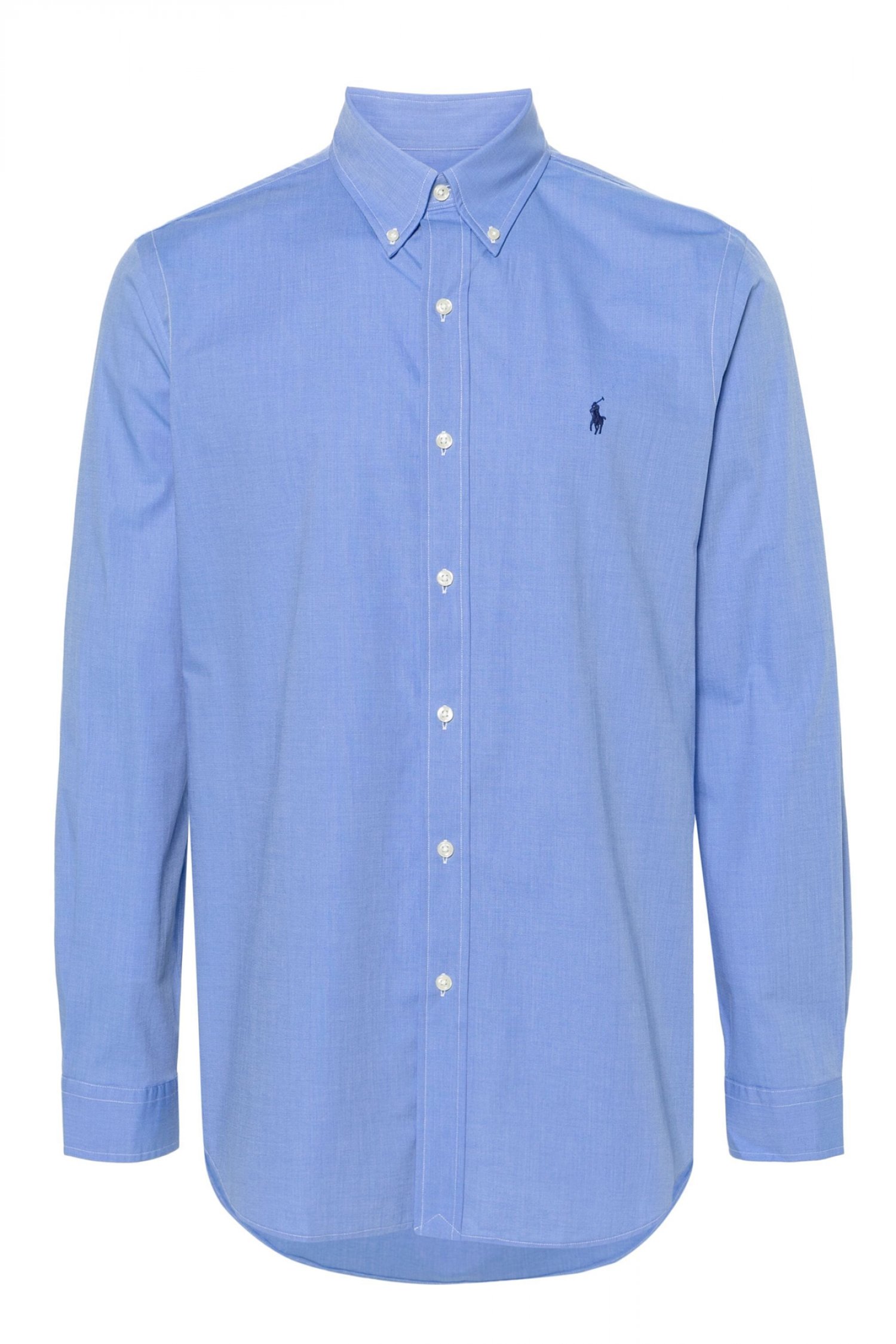 RALPH LAUREN ΠΟΥΚΑΜΙΣΟ BUTTON DOWN CUSTOM FIT ΣΙΕΛ