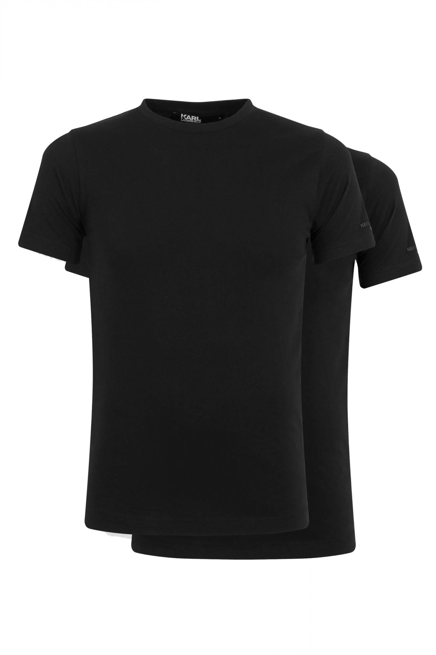 KARL LAGERFELD T-SHIRT 2PACK ΕΣΩΡΟΥΧΟ CREWNECK ΜΑΥΡΟ