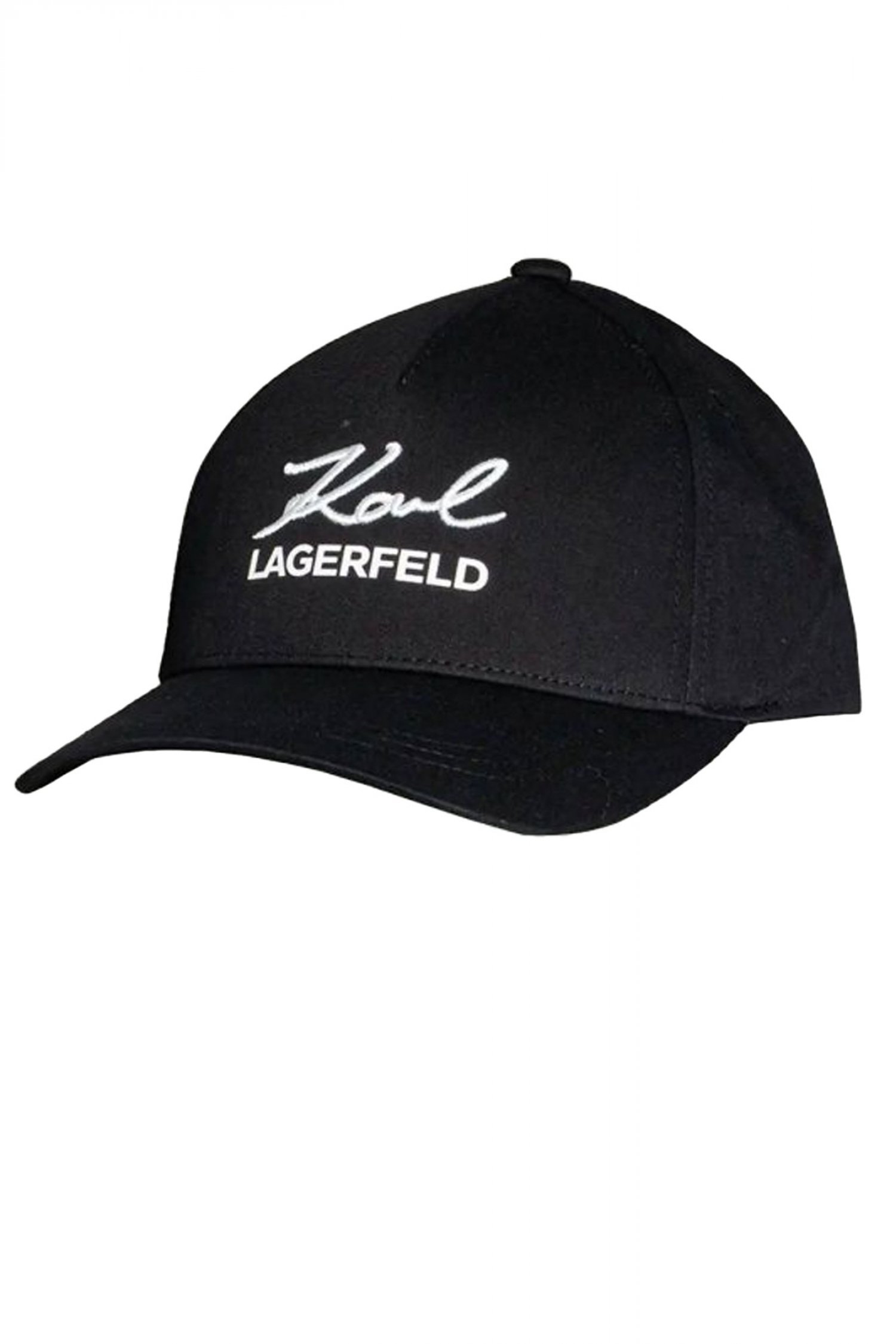 KARL LAGERFELD ΚΑΠΕΛΟ BASECAP LOGO ΜΑΥΡΟ