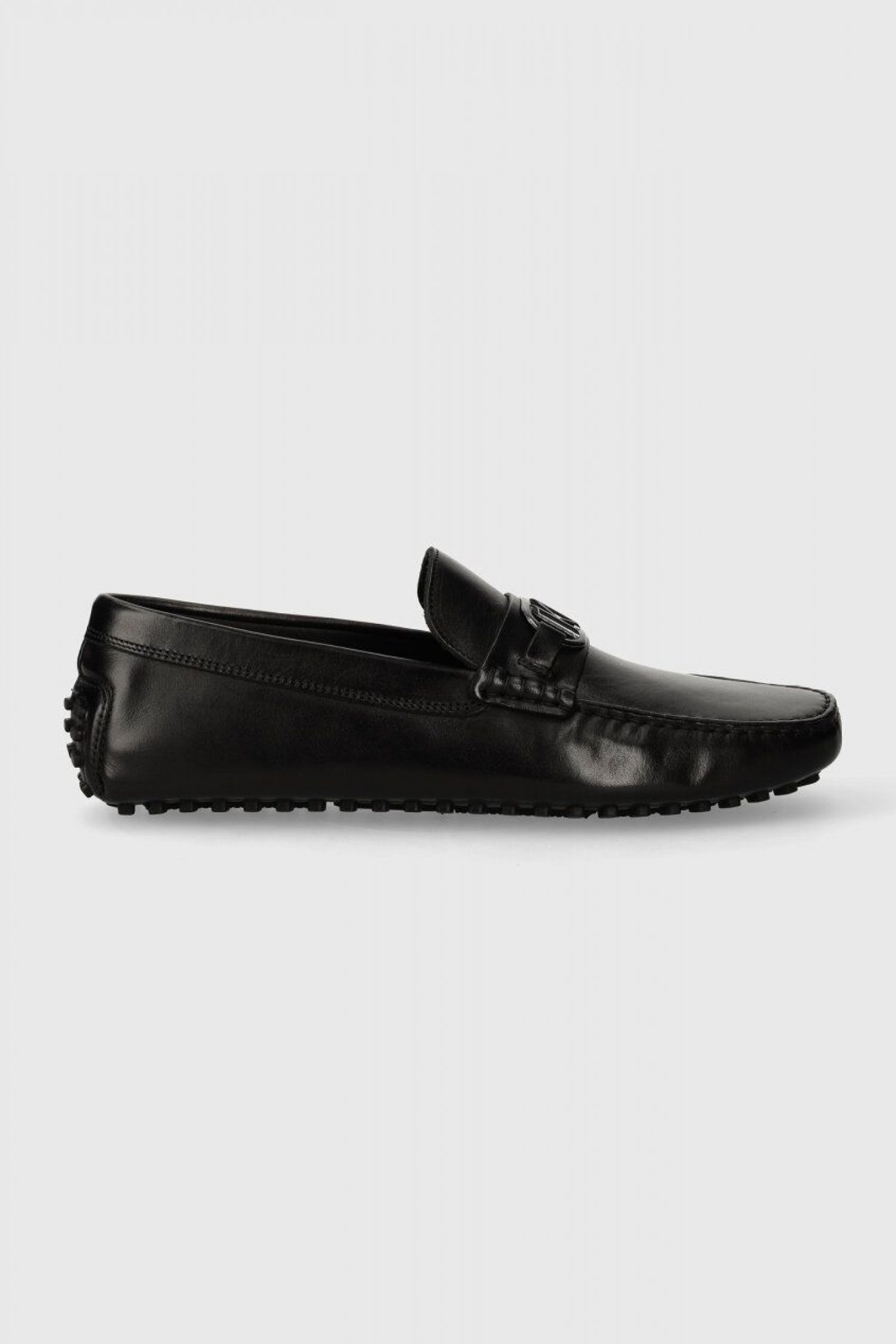 KARL LAGERFELD ΠΑΠΟΥΤΣΙΑ LOAFER BIT LOGO DRIVER ΜΑΥΡΟ
