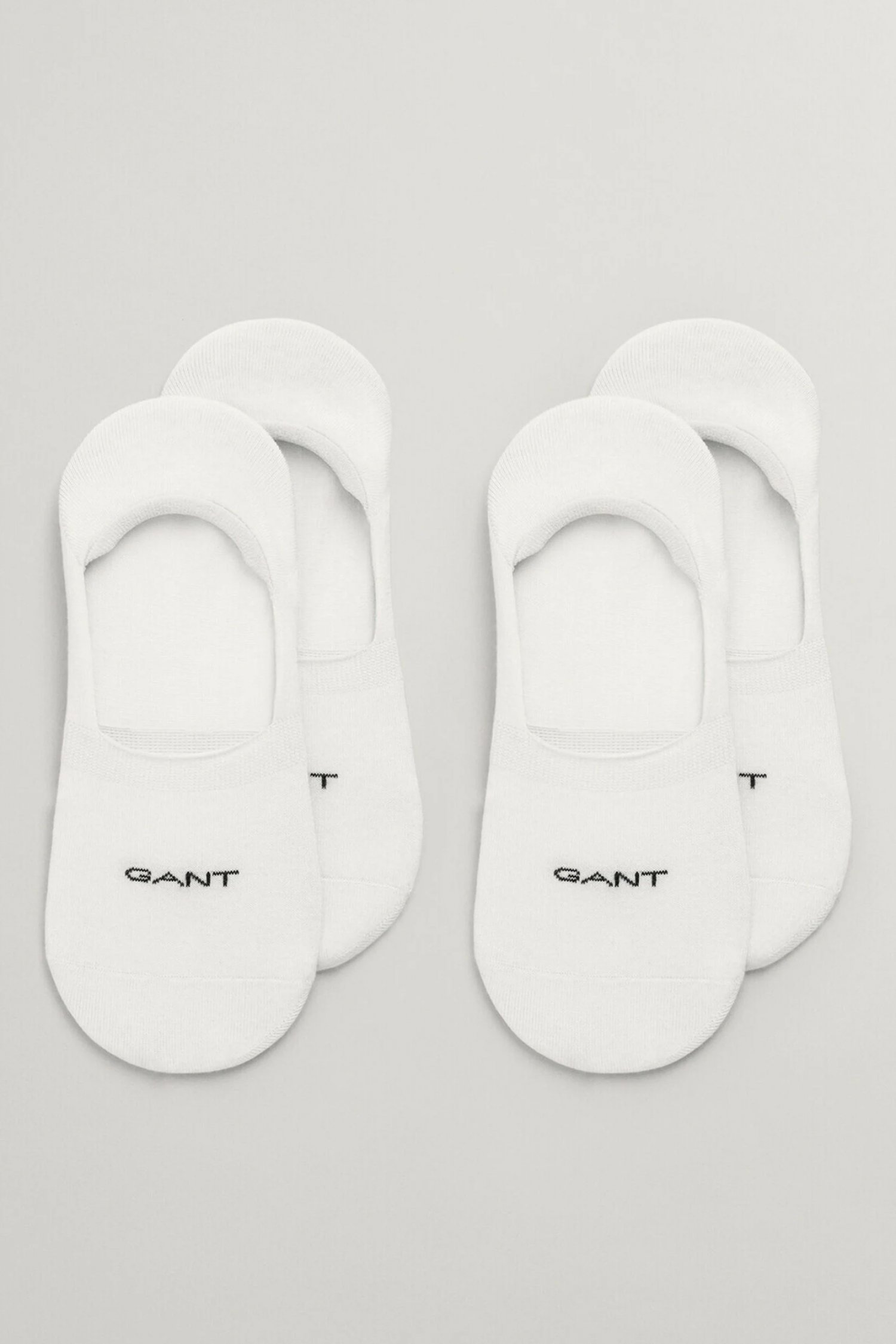 GANT ΚΑΛΤΣΕΣ 2-PACK INVISIBLE SOCKS ΛΕΥΚΟ