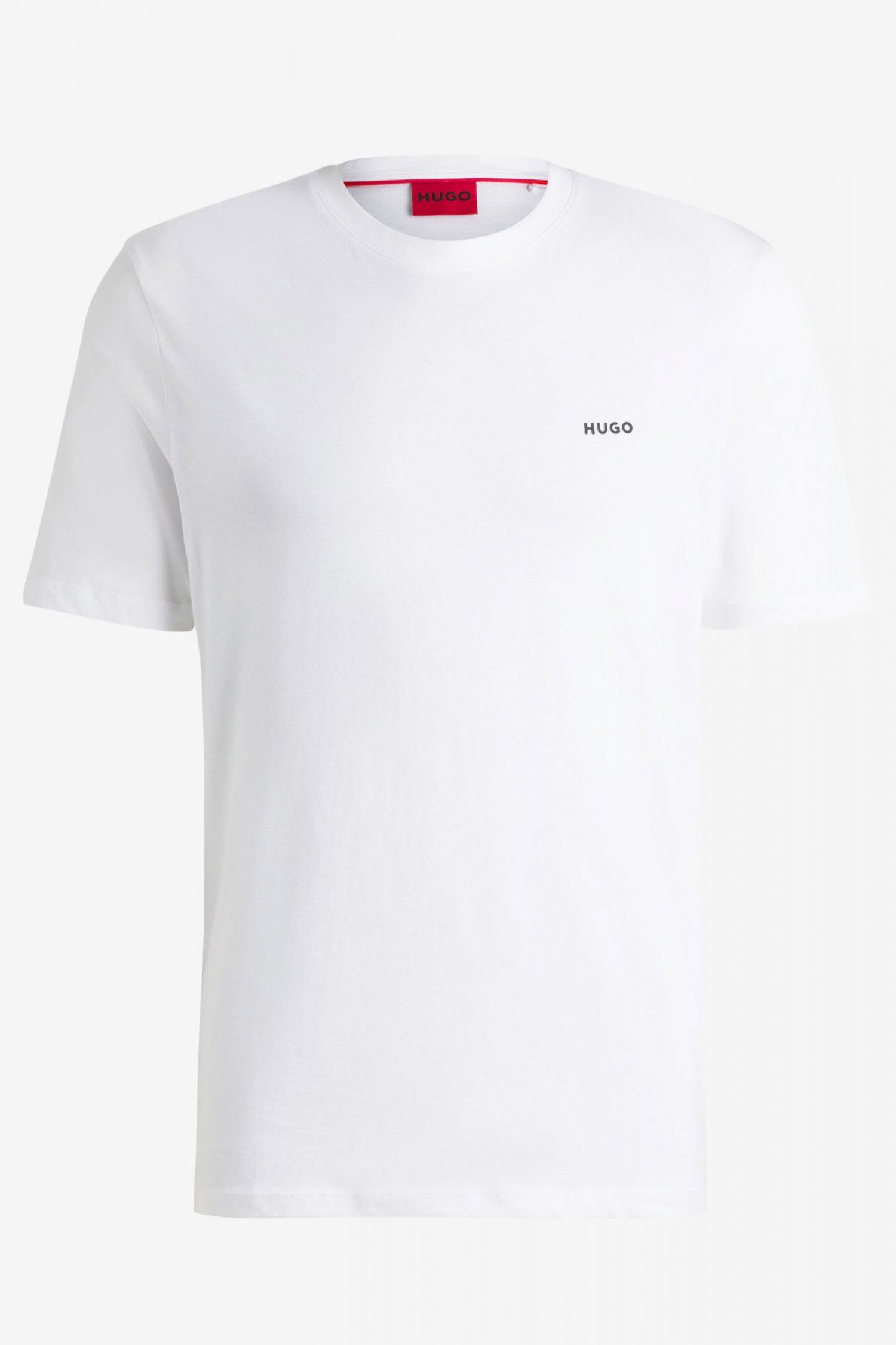 HUGO T-SHIRT DERO222 LOGO ΛΕΥΚΟ