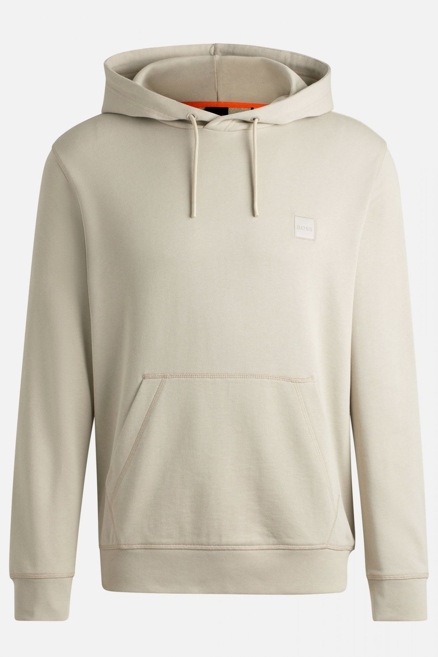 BOSS CASUAL ΦΟΥΤΕΡ HOODIE WETALK ΜΠΕΖ