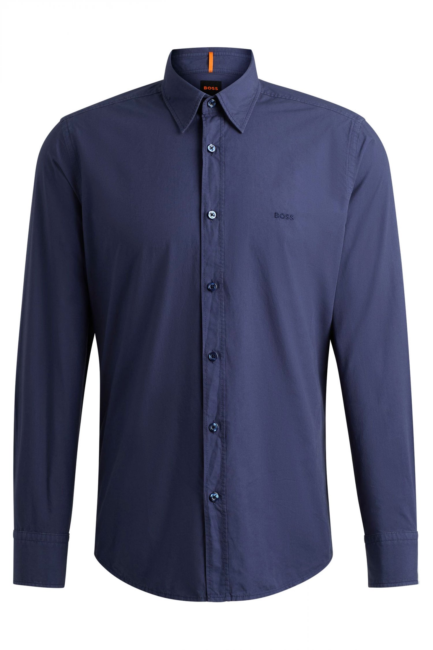 BOSS CASUAL ΠΟΥΚΑΜΙΣΟ REGULAR FIT RELEGANT 6 M ΜΠΛΕ