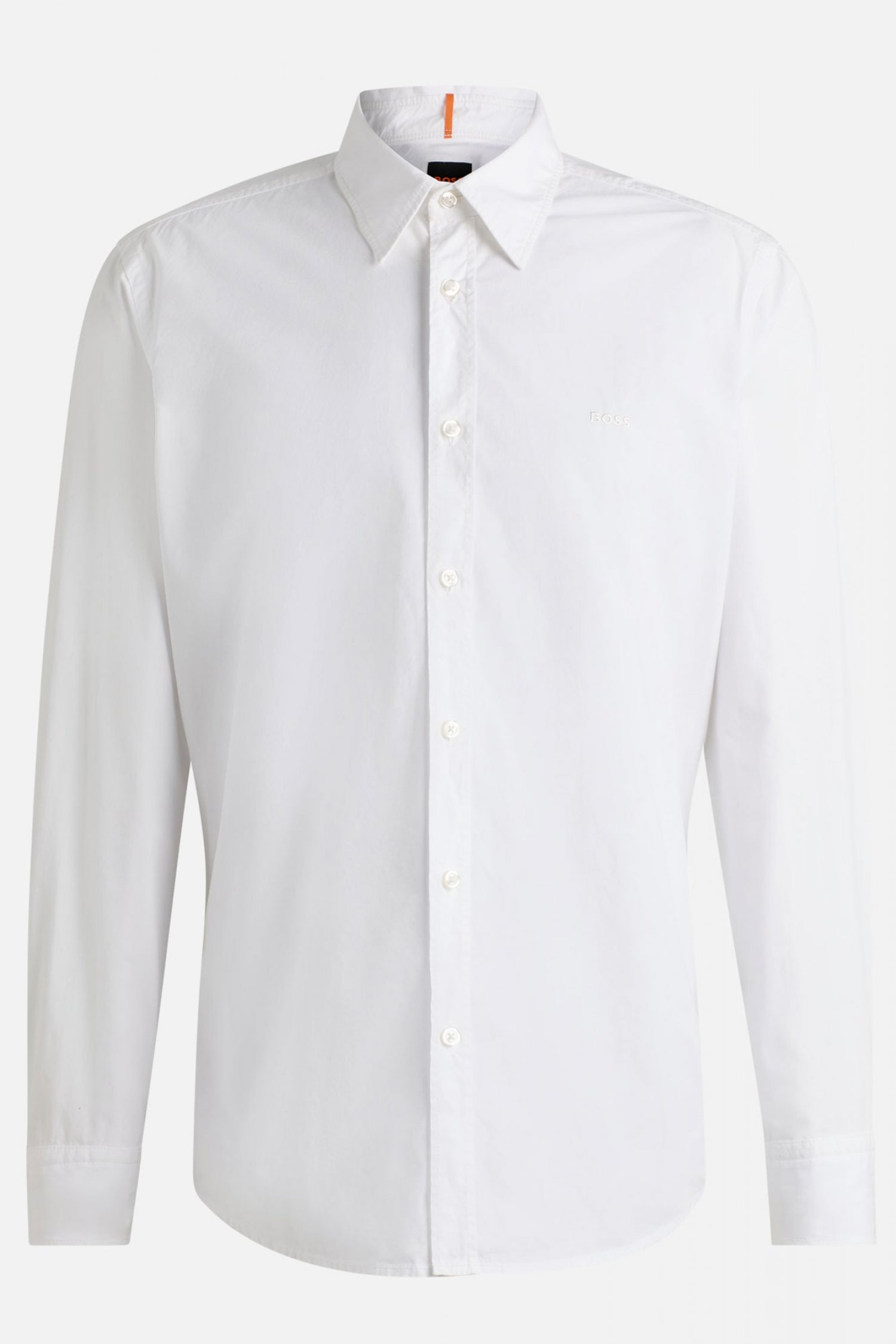 BOSS CASUAL ΠΟΥΚΑΜΙΣΟ REGULAR FIT RELEGANT 6 M ΛΕΥΚΟ