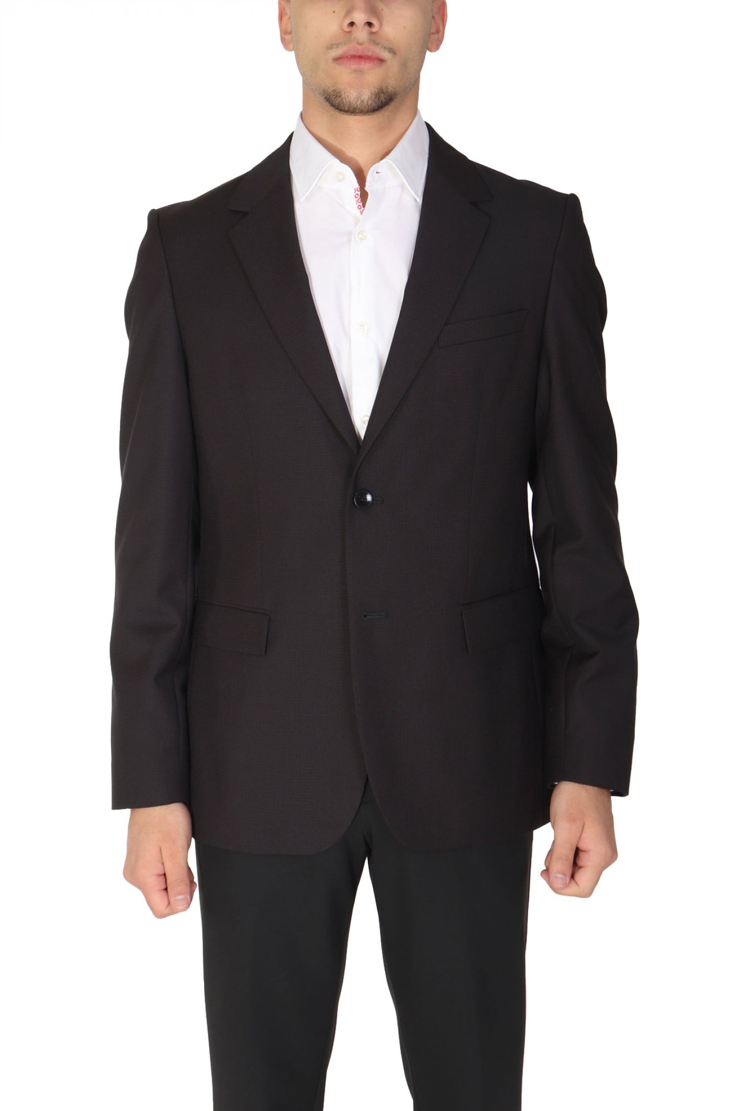 BOSS ΣΑΚΑΚΙ ΜΙΚΡΟΣΧΕΔΙΟ SLIM FIT H-HOUSTON-243 ΜΑΥΡΟ-ΜΠΟΡΝΤΩ