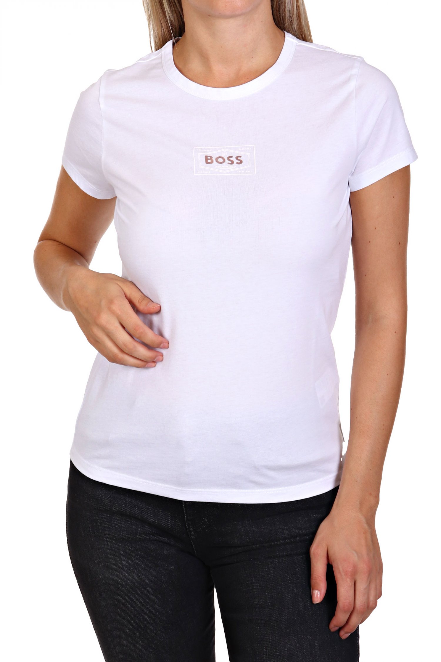 BOSS T-SHIRT EVENTSA LOGO 2 ΛΕΥΚΟ