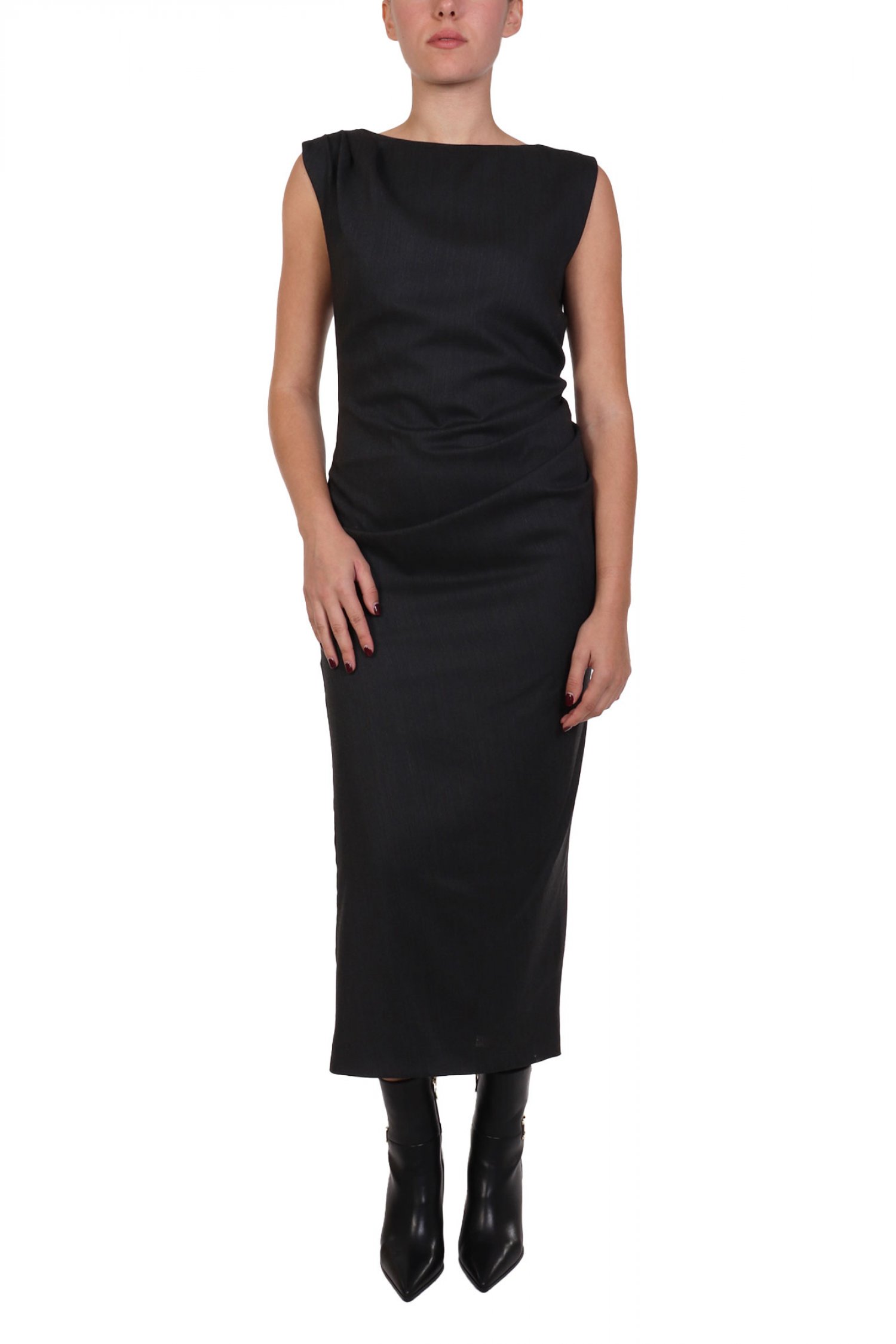 MARELLA 1 ΦΟΡΕΜΑ BOLIVAR ΣΤΕΝΗ ΓΡΑΜΜΗ ΣΟΥΡΕΣ ΣΚΟΥΡΟ ΓΚΡΙ