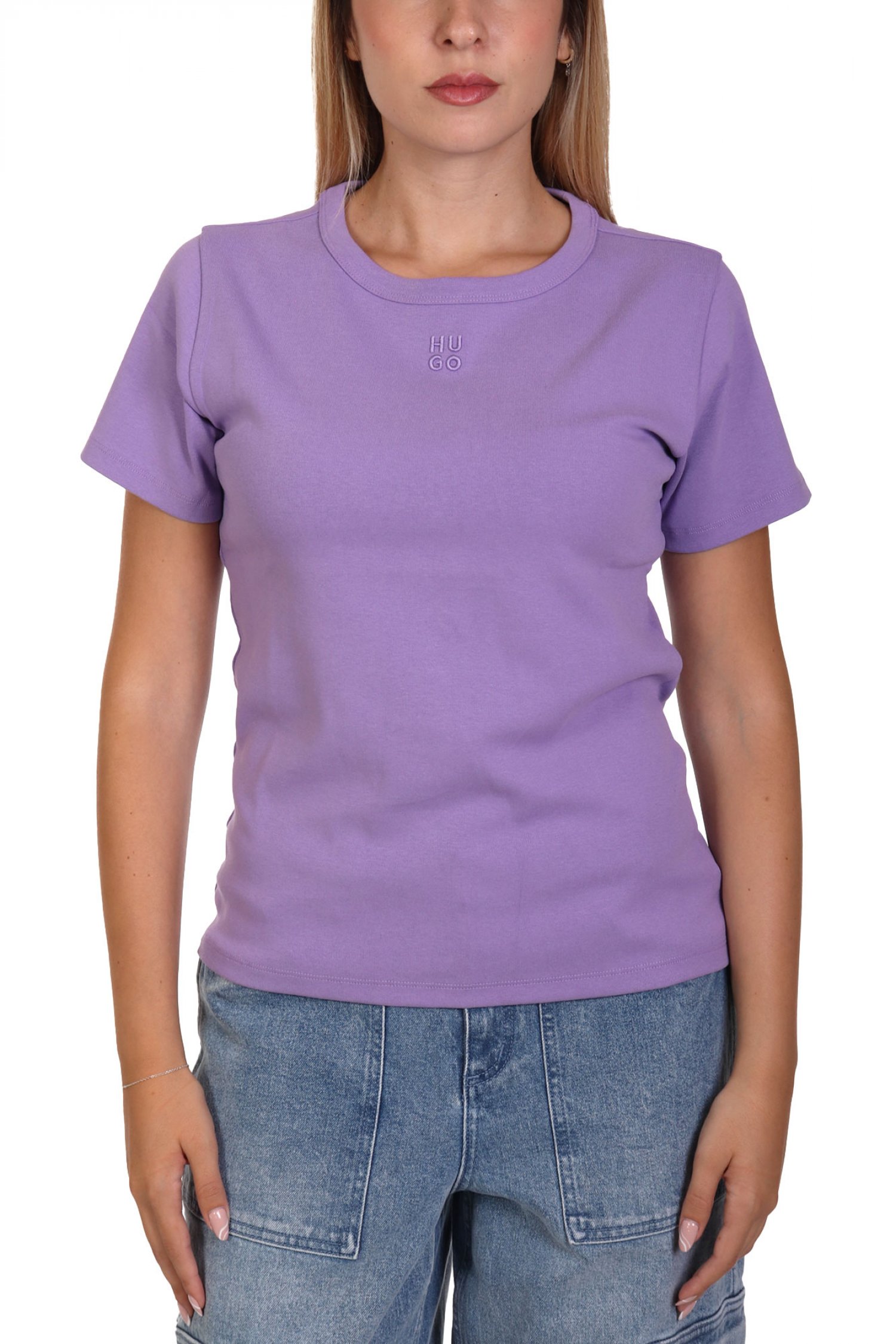 HUGO T-SHIRT DELORIS ΜΩΒ