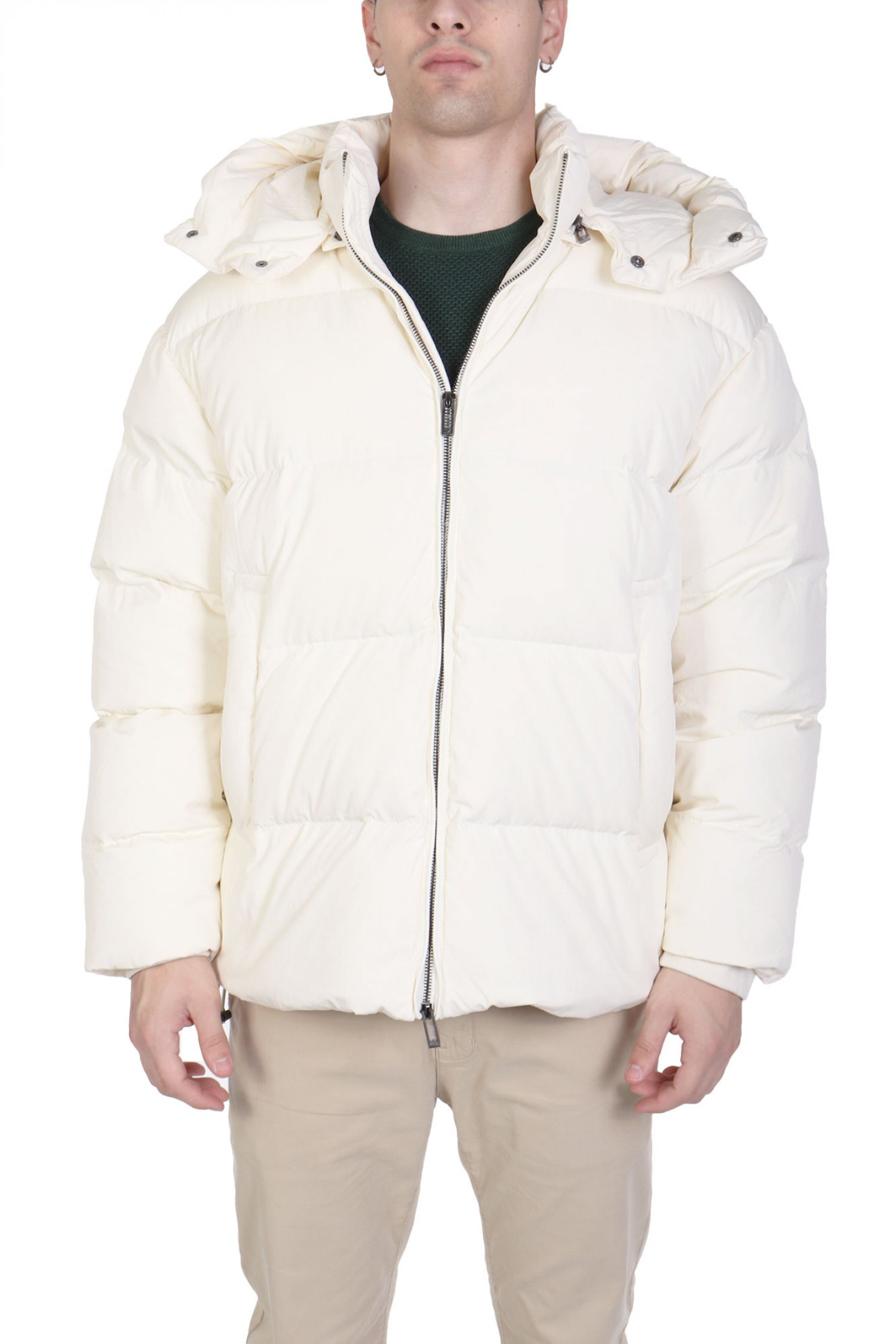 EMPORIO ARMANI ΜΠΟΥΦΑΝ ΠΟΥΠΟΥΛΟ ΑΠΟΣΠΩΜΕΝΗ ΚΟΥΚΟΥΛΑ ΥΠΟΛΕΥΚΟ