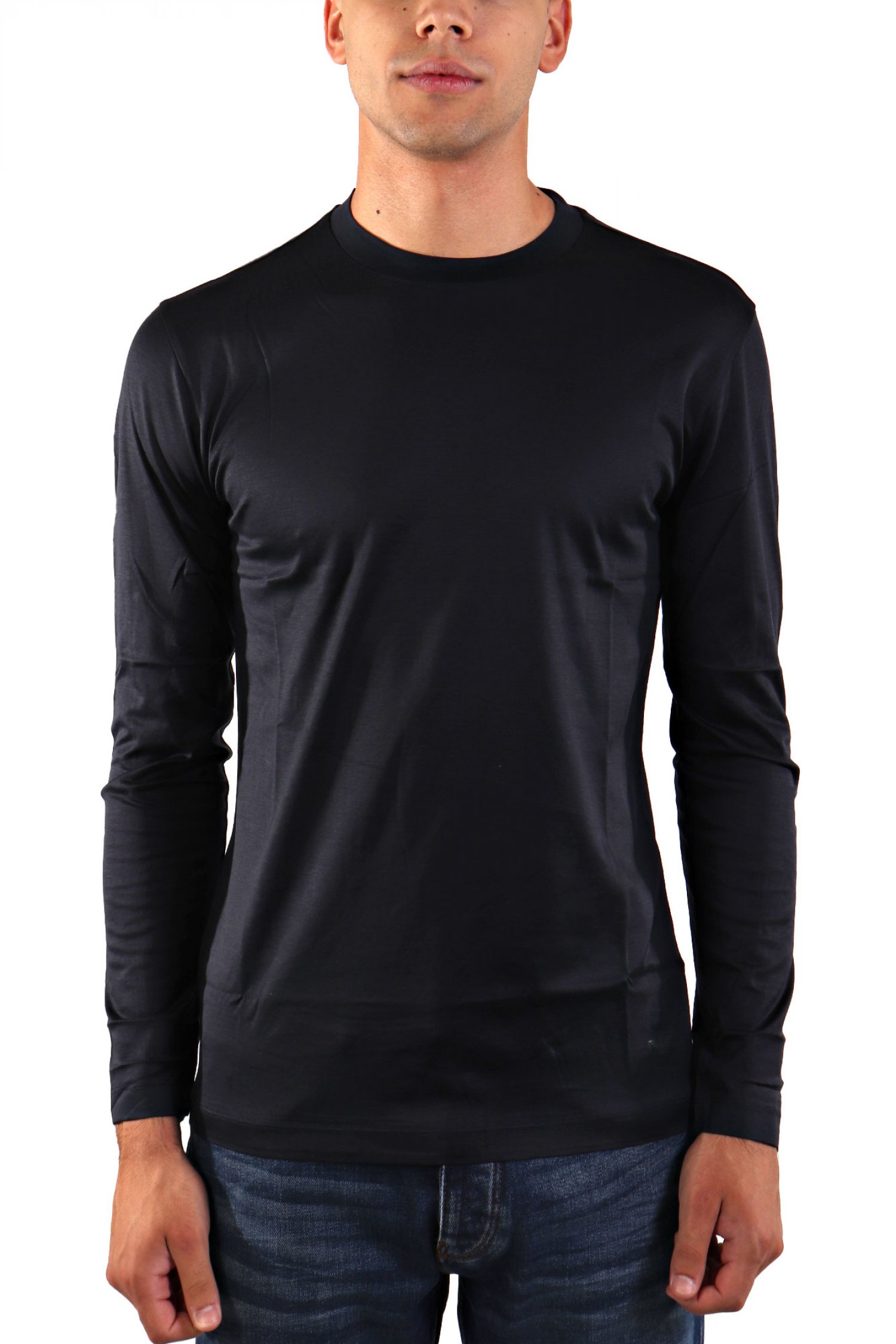 EMPORIO ARMANI T-SHIRT LOGO ΜΠΛΕ