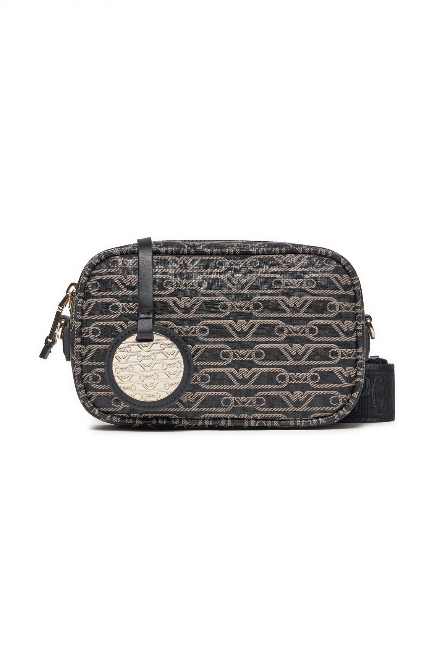 EMPORIO ARMANI ΤΣΑΝΤΑΚΙ CAMERABAG ΧΙΑΣΤΙ LOGO ΚΑΦΕ / ΜΑΥΡΟ