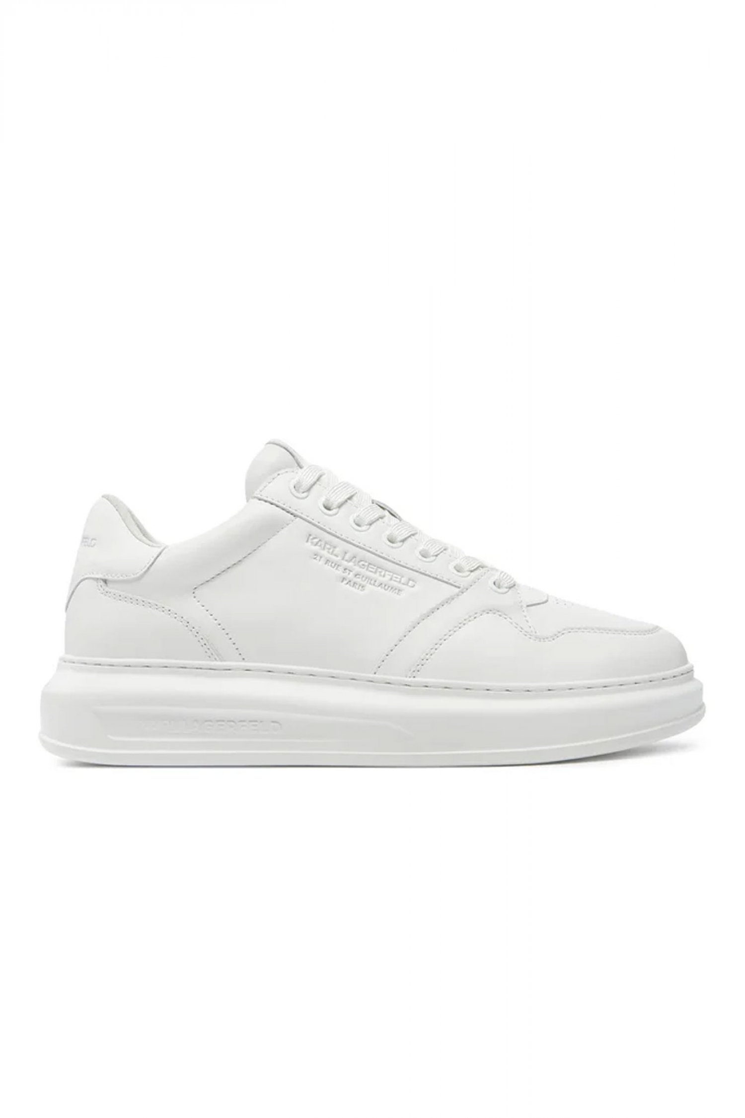KARL LAGERFELD ΠΑΠΟΥΤΣΙΑ SNEAKERS KAPRI MENS RSG LO LACE ΛΕΥΚΟ