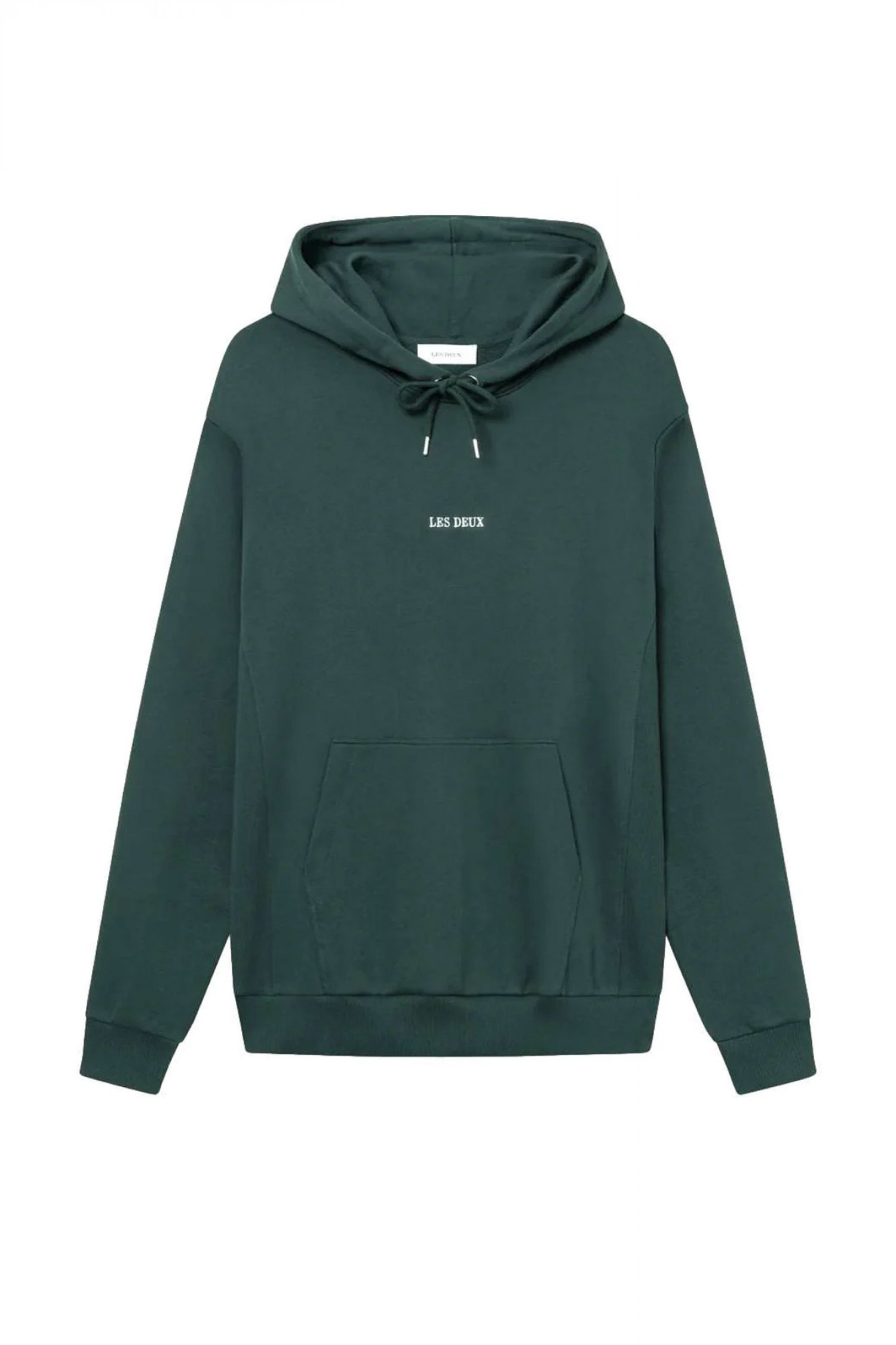 LES DEUX LES DEUX ΦΟΥΤΕΡ DEXTER HOODIE LOGO ΠΡΑΣΙΝΟ