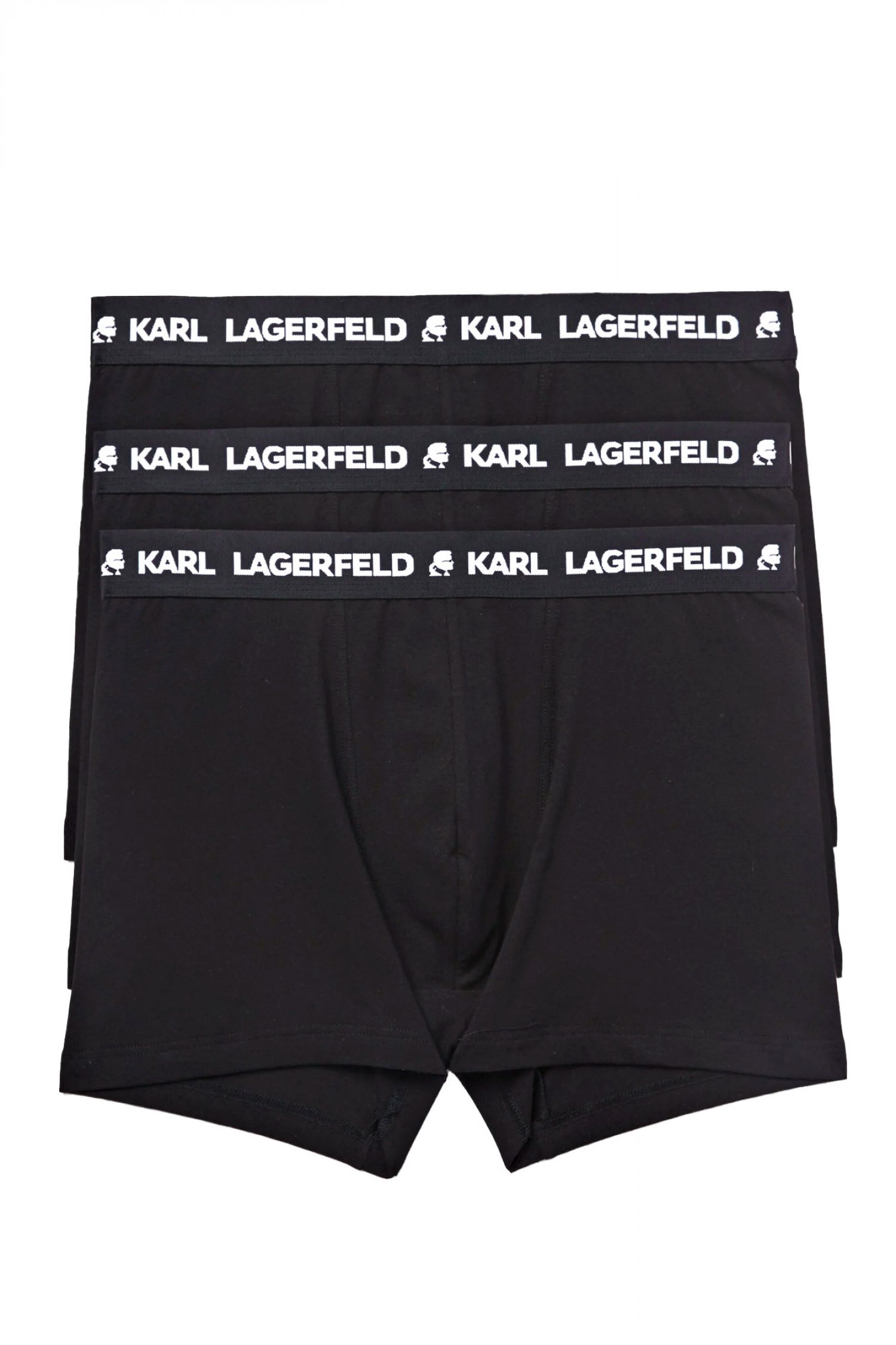 KARL LAGERFELD ΕΣΩΡΟΥΧΑ 3PACK TRUNK LOGO ΜΑΥΡΟ