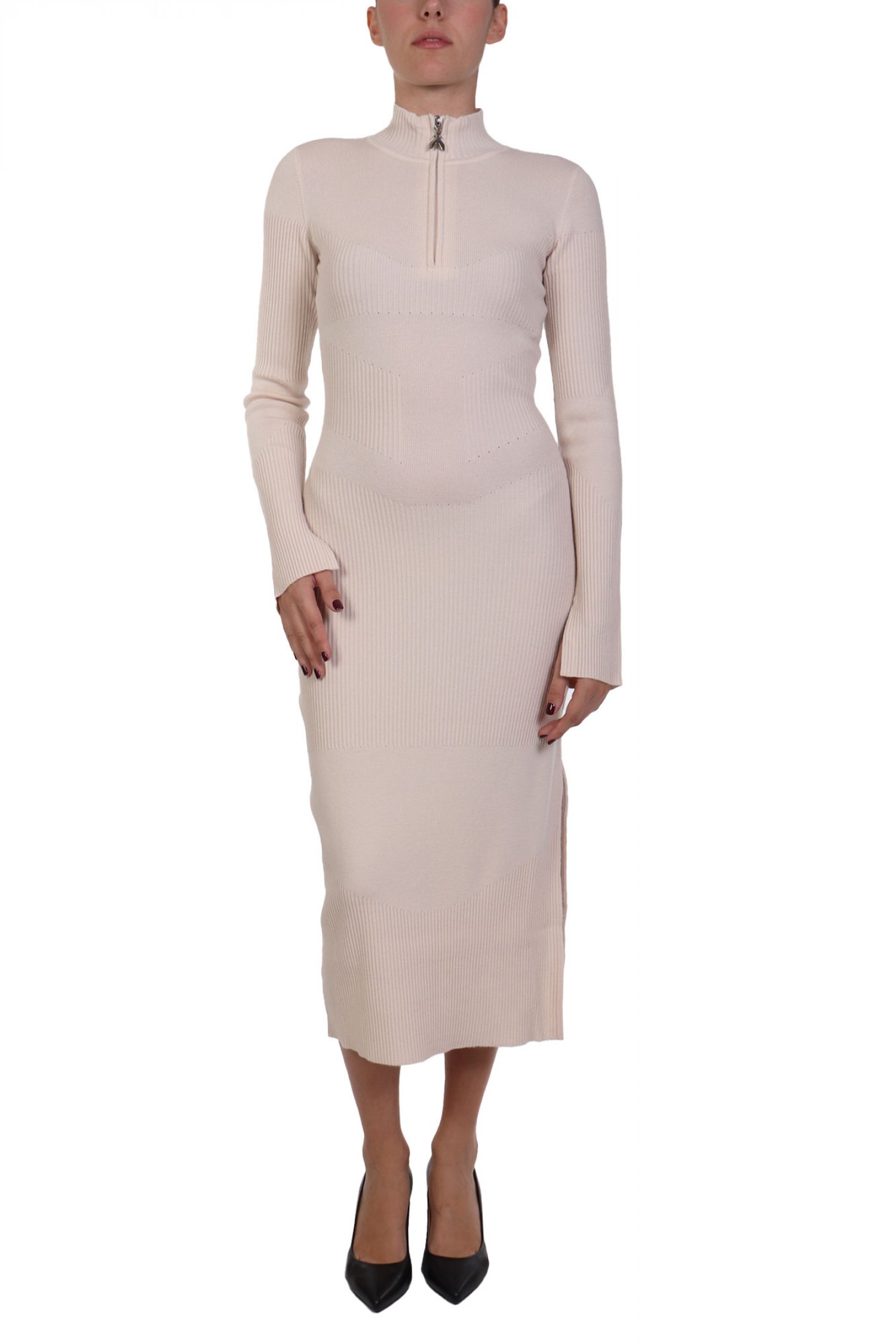 PATRIZIA PEPE ΦΟΡΕΜΑ ΕΛΑΣΤΙΚΟ ΡΙΜΠ ΖΙΒΑΓΚΟ ΦΕΡΜΟΥΑΡ ΚΡΕΜ