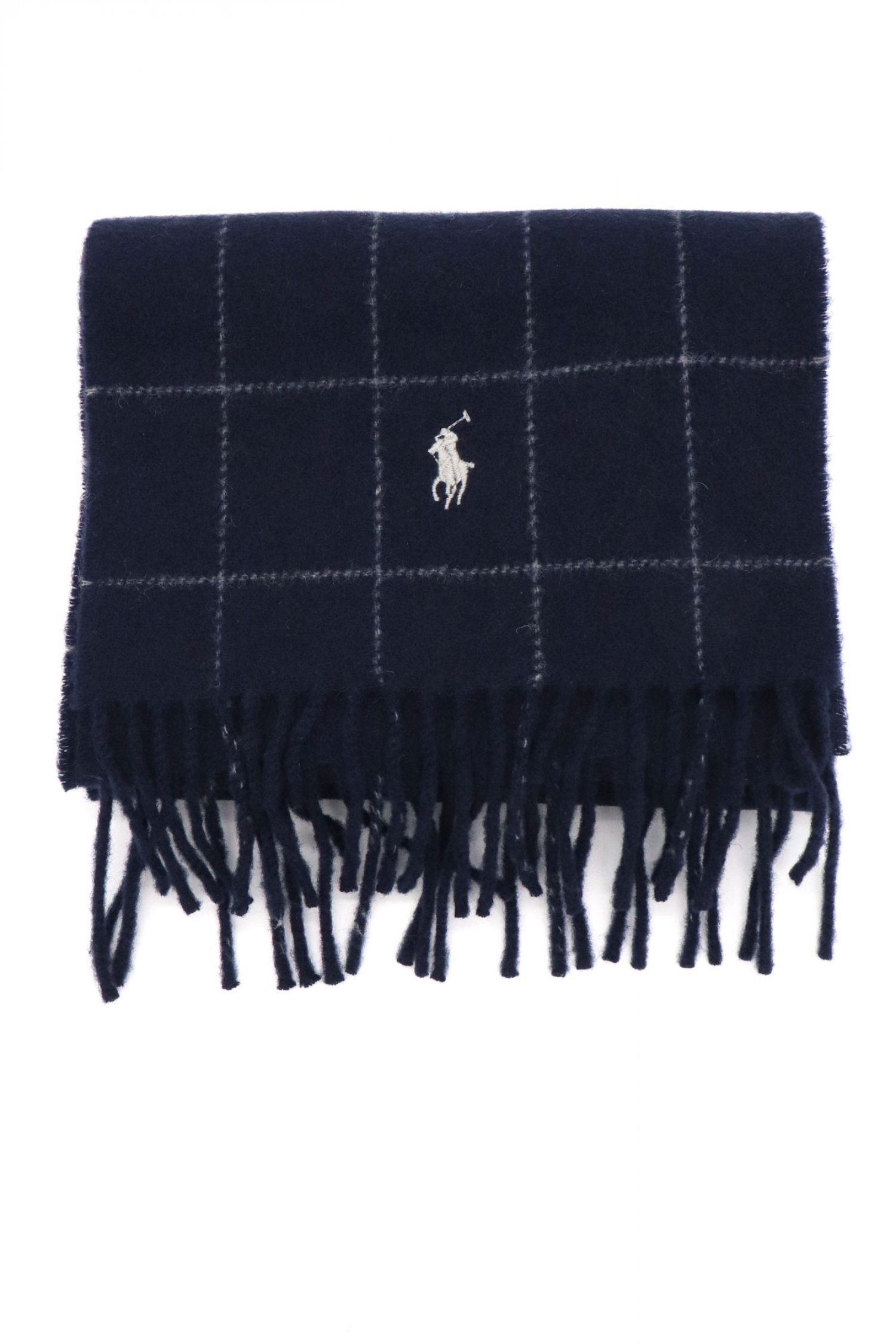 RALPH LAUREN RALPH LAUREN ΚΑΣΚΩΛ ΚΑΡΩ LOGO ΜΠΛΕ