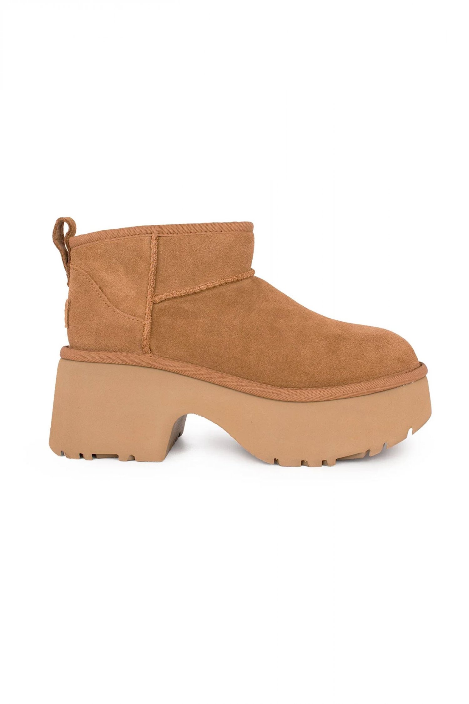 UGG UGG ΠΑΠΟΥΤΣΙΑ ΜΠΟΤΑΚΙA CLASSIC ULTRA MINI ΝΕW HEIGHTS LOGO TAMΠΑ