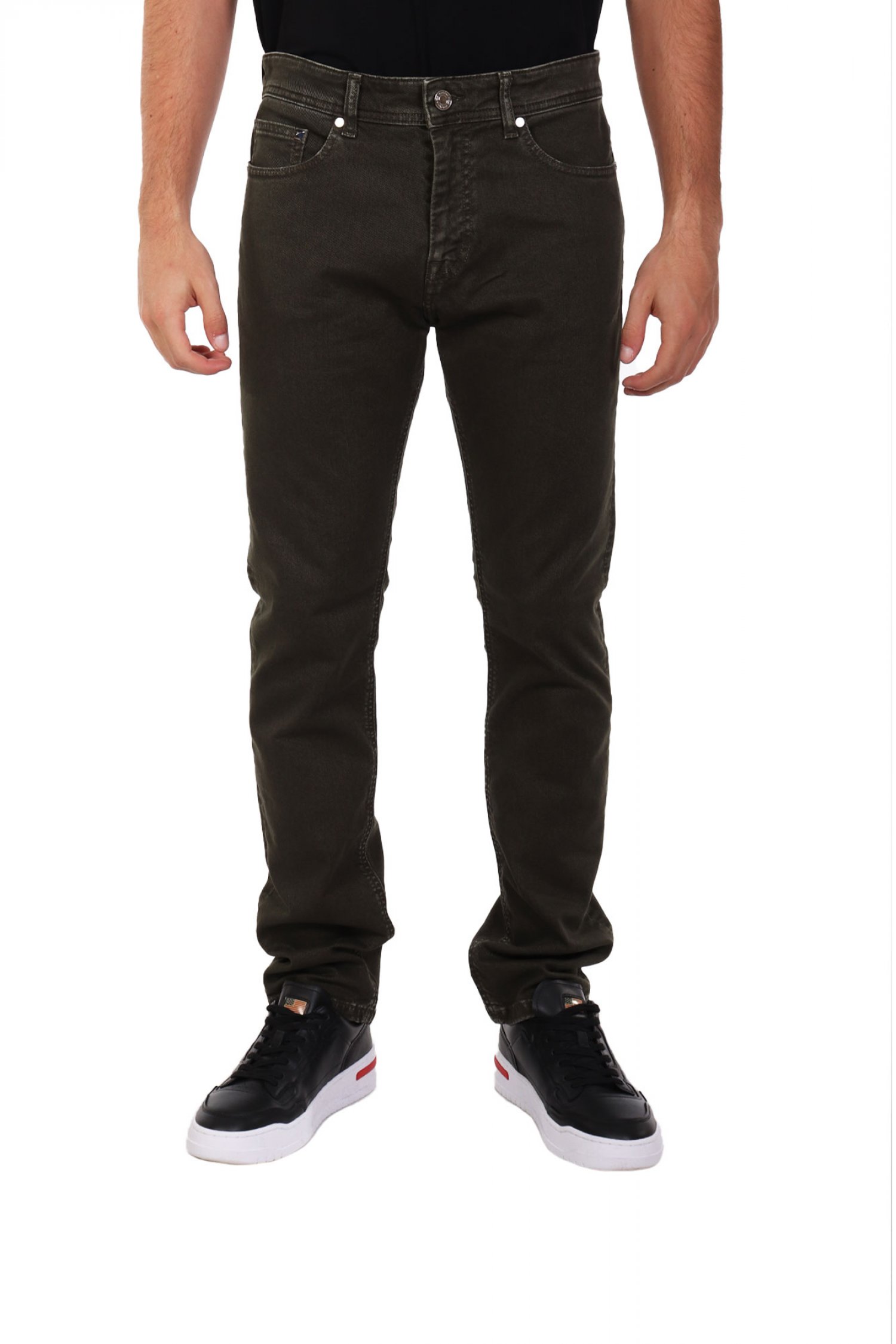 KARL LAGERFELD ΠΑΝΤΕΛΟΝΙ REGULAR FIT JEANS ΧΑΚΙ