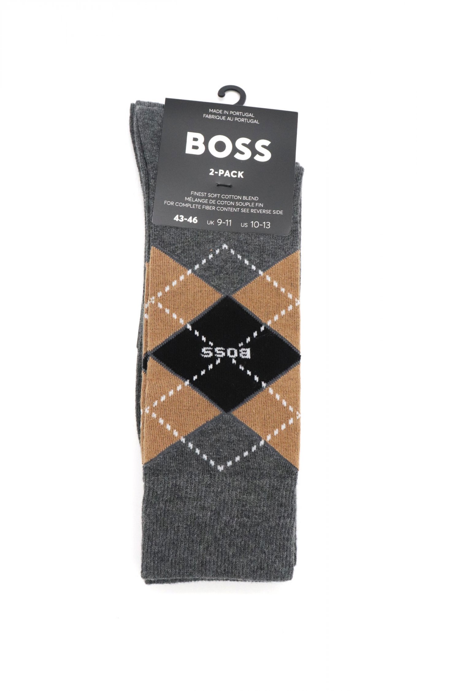 BOSS ΚΑΛΤΣΕΣ 2P RS ARGYLE CC ΓΚΡΙ