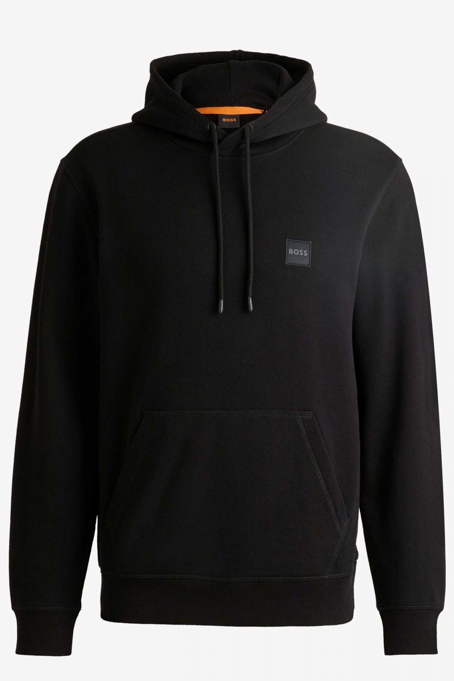 BOSS CASUAL ΦΟΥΤΕΡ HOODIE WETALK ΜΑΥΡΟ