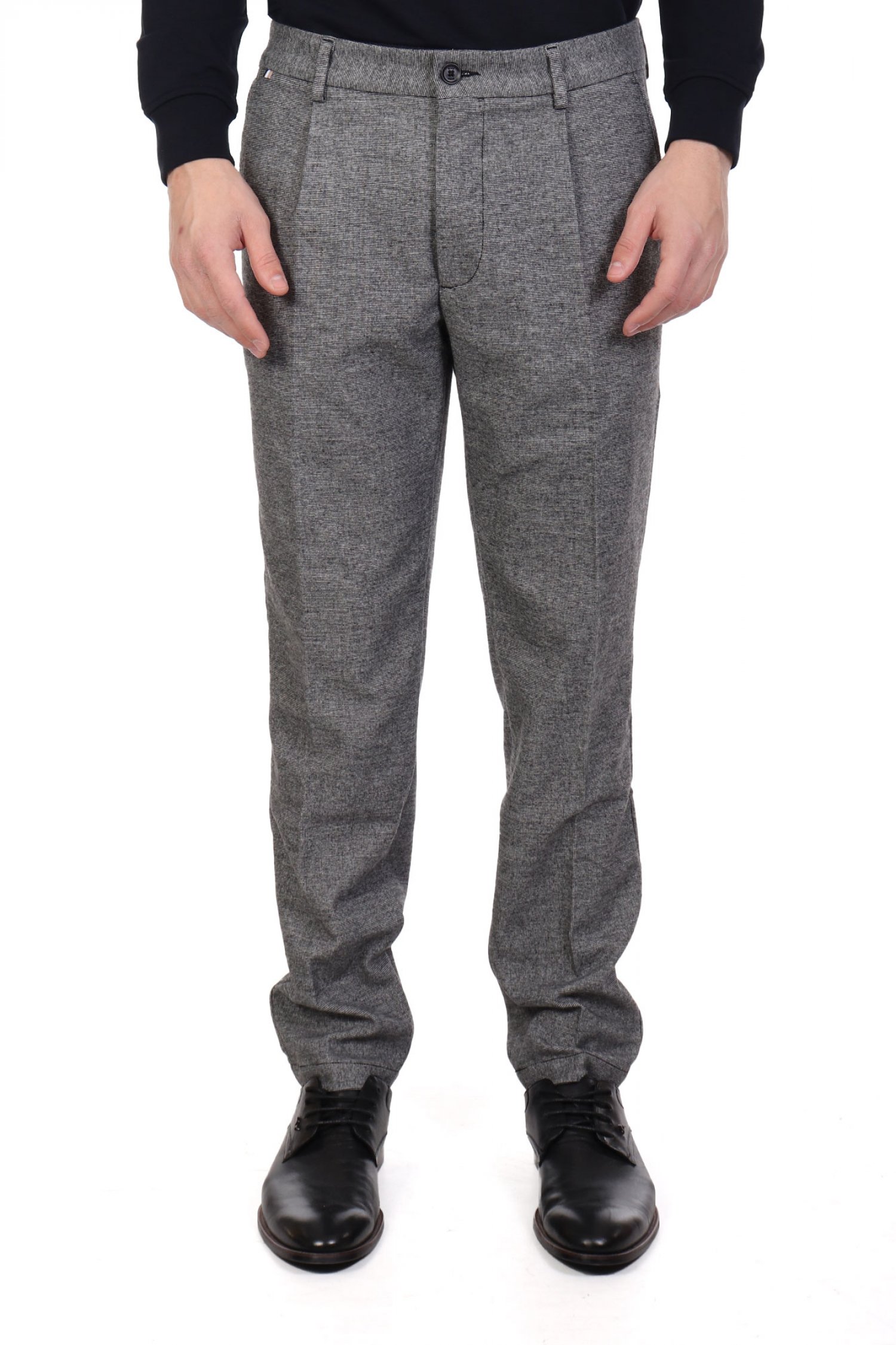 BOSS ΠΑΝΤΕΛΟΝΙ CHINO REGULAR TAPERED H-KANE-PL ΓΚΡΙ