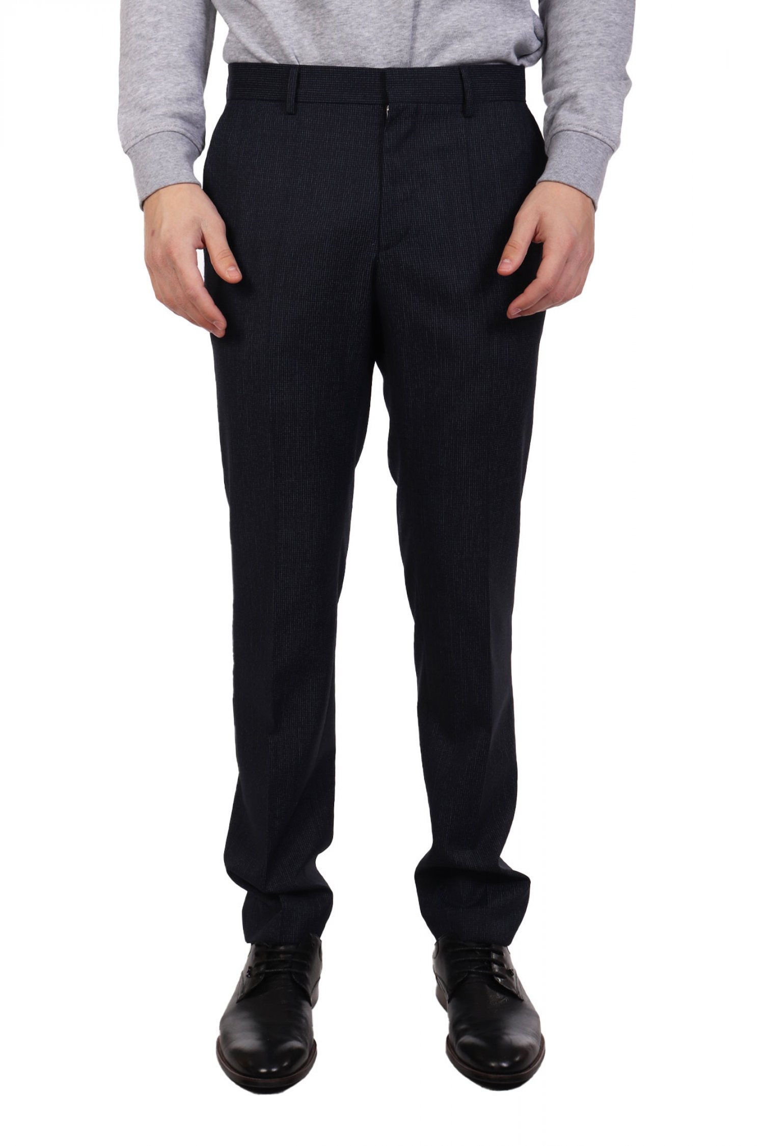 BOSS ΠΑΝΤΕΛΟΝΙ CHINO ΜΙΚΡΟΣΧΕΔΙΟ SLIM FIT H-GENIUS-MM-214 ΜΠΛΕ