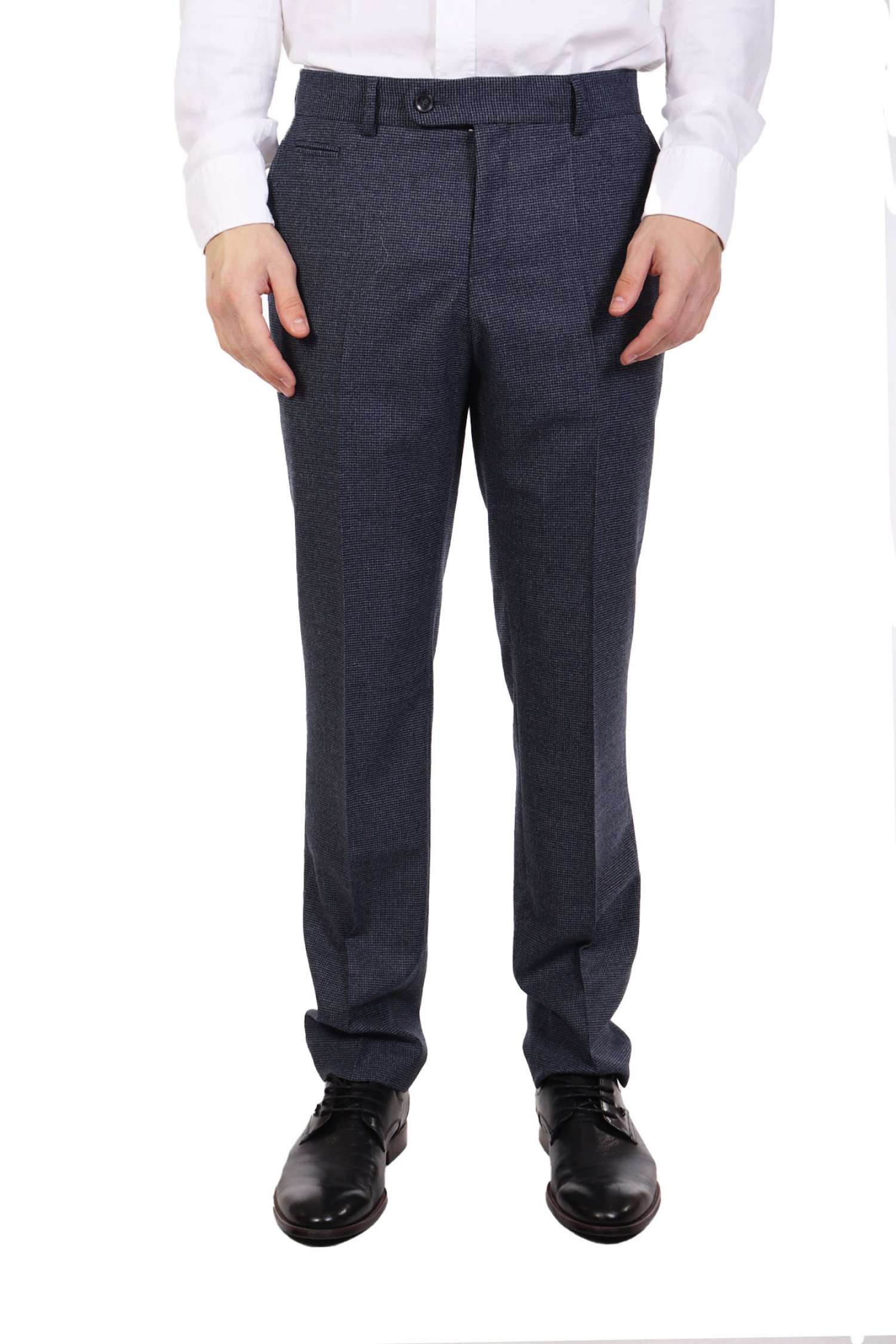 BOSS ΠΑΝΤΕΛΟΝΙ CHINO ΜΙΚΡΟΣΧΕΔΙΟ SLIM FIT Η-GENIUS-DTL-243 ΜΠΛΕ