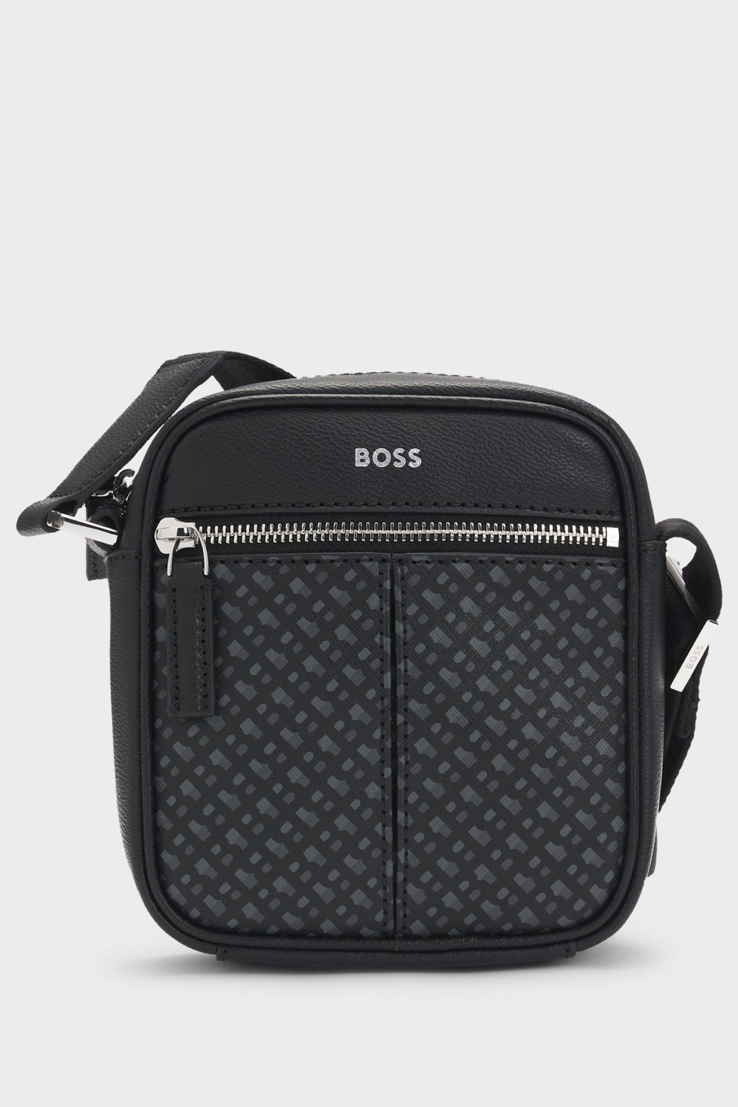 BOSS BOSS ΤΣΑΝΤΑΚΙ CROSSBODY ZAIR NS ZIP ΜΑΥΡΟ