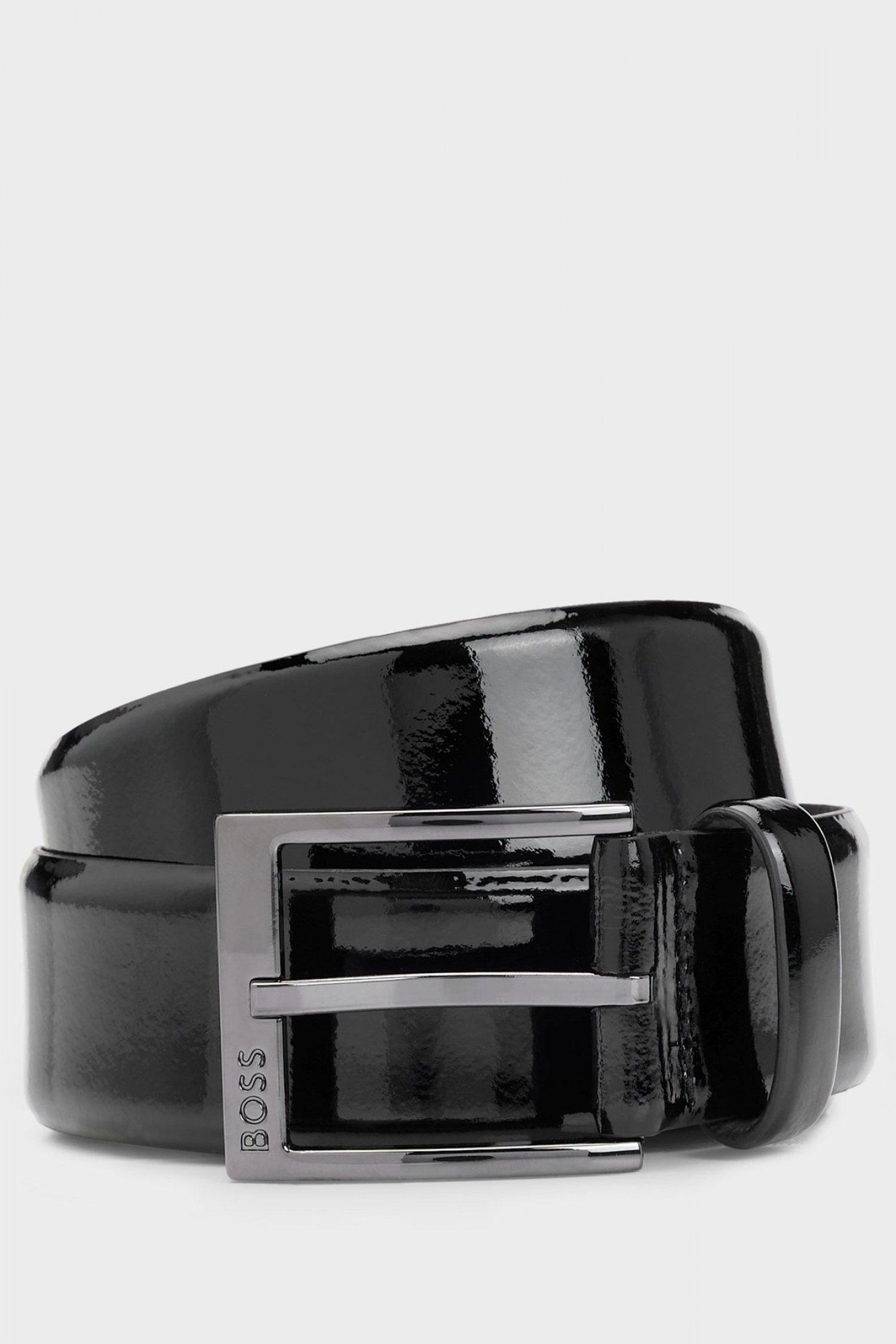 BOSS ΖΩΝΗ ΛΟΥΣΤΡΙΝΙ ELLOY -PA_SZ35 ΜΑΥΡΟ