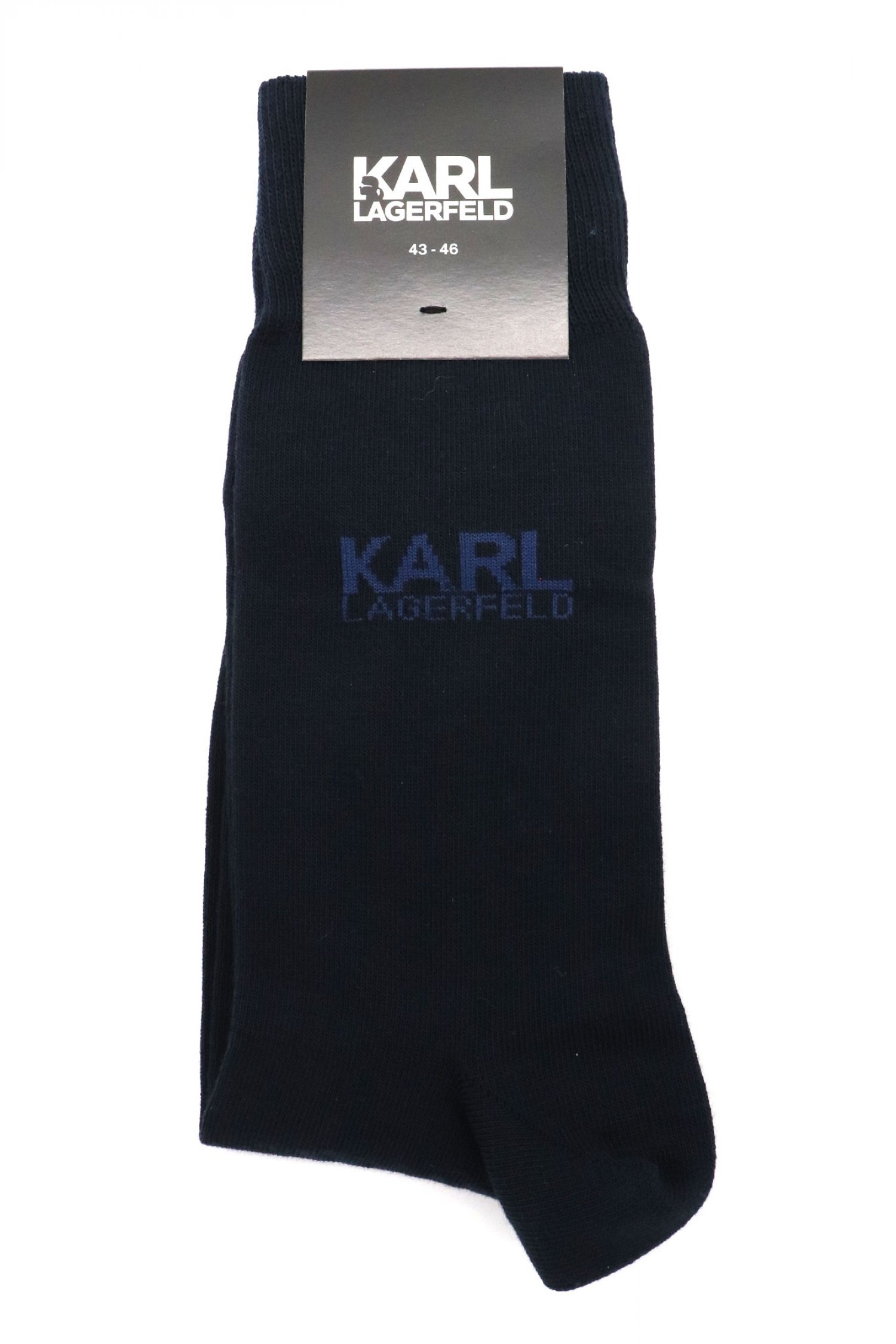 KARL LAGERFELD ΚΑΛΤΣΕΣ LOGO ΜΠΛΕ
