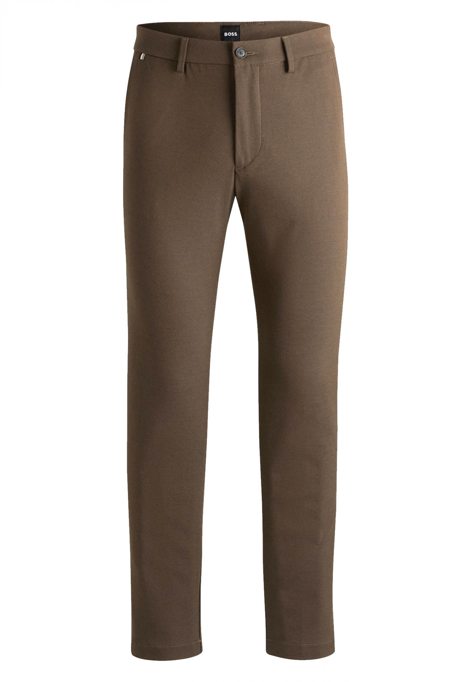 BOSS ΠΑΝΤΕΛΟΝΙ CHINO SLIM FIT H-KAITON ΚΑΦΕ