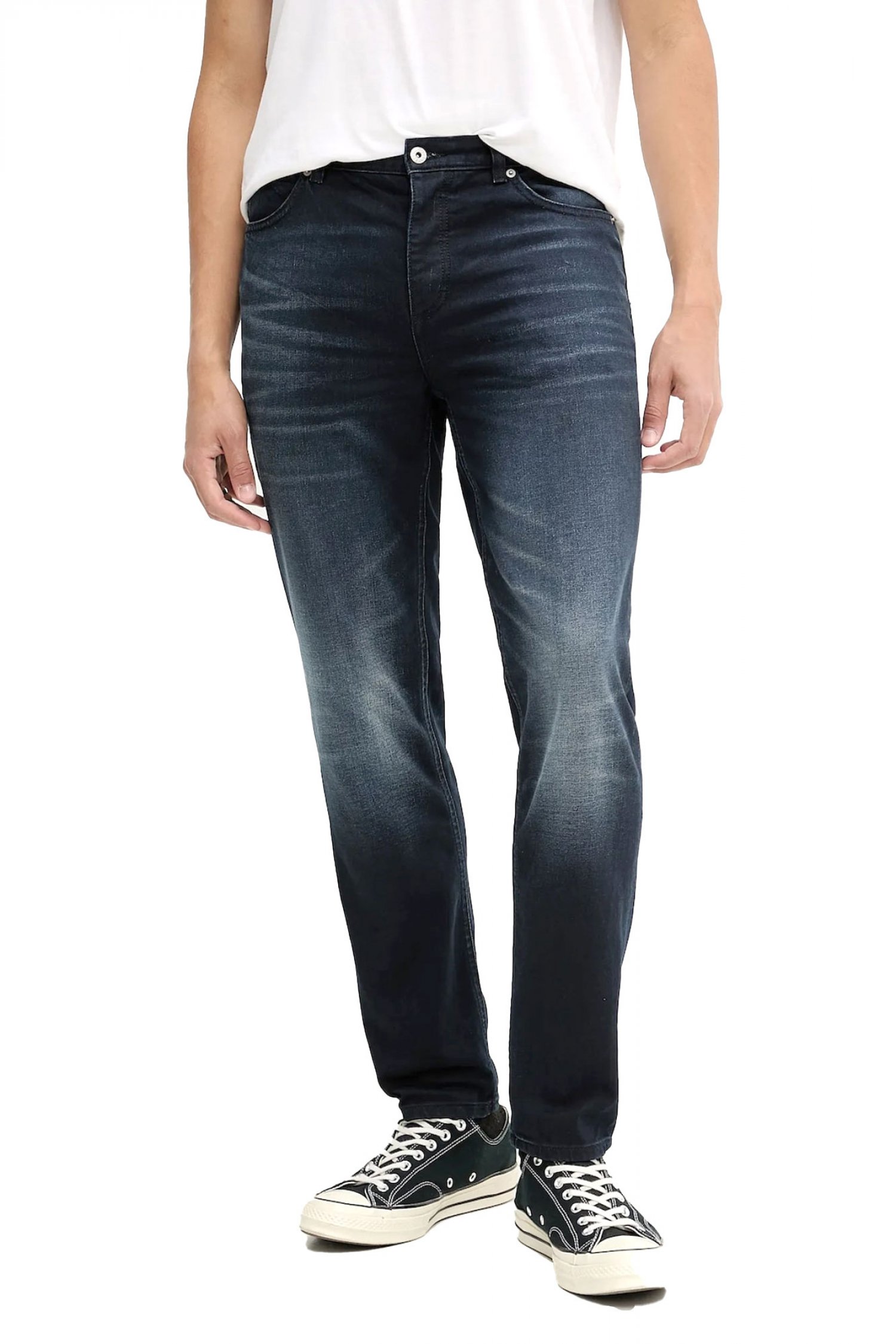 HUGO BLUE ΠΑΝΤΕΛΟΝΙ JEANS BRODY TAPERED FIT ΜΠΛΕ