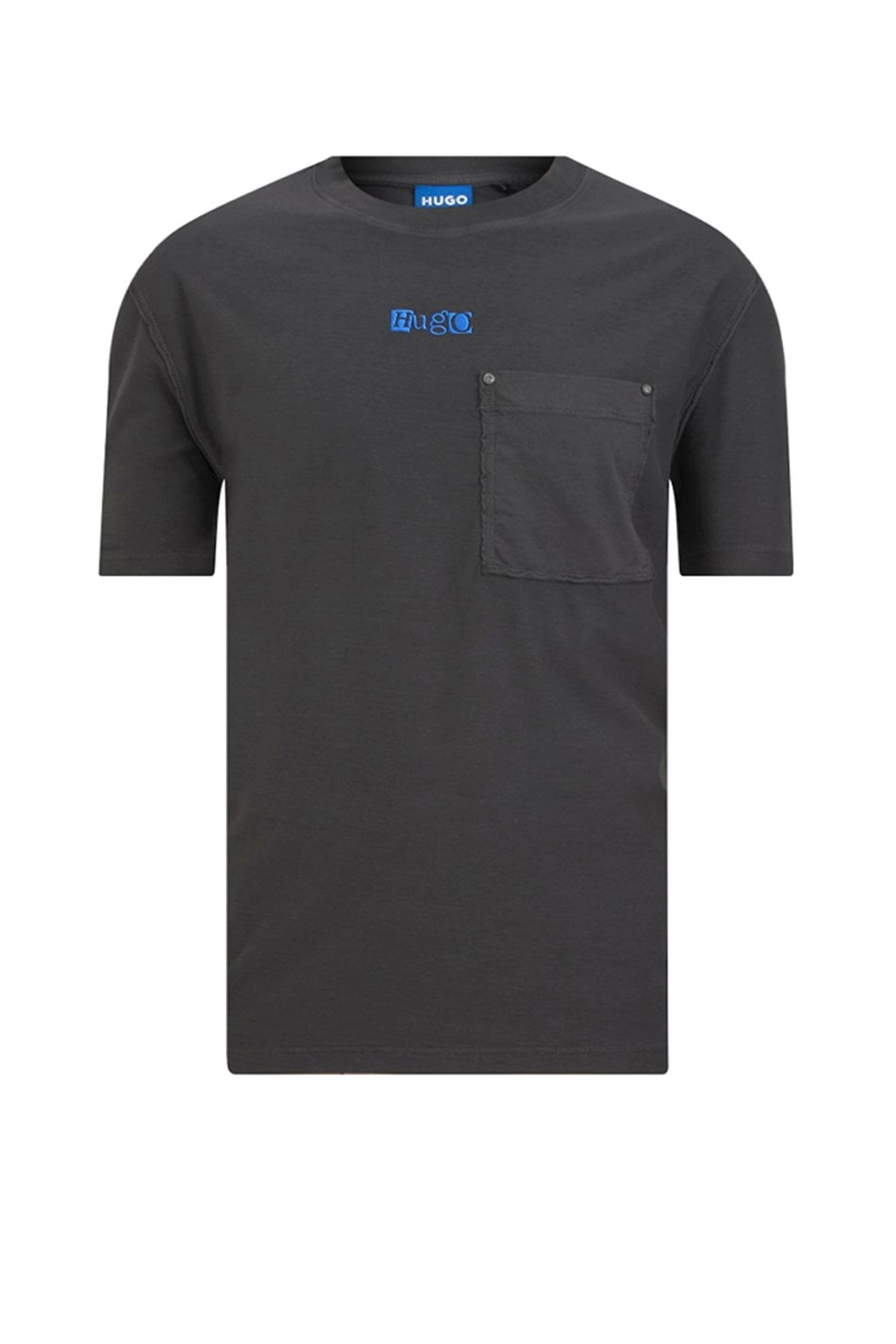 HUGO BLUE T-TSHIRT NASTE ΜΑΥΡΟ