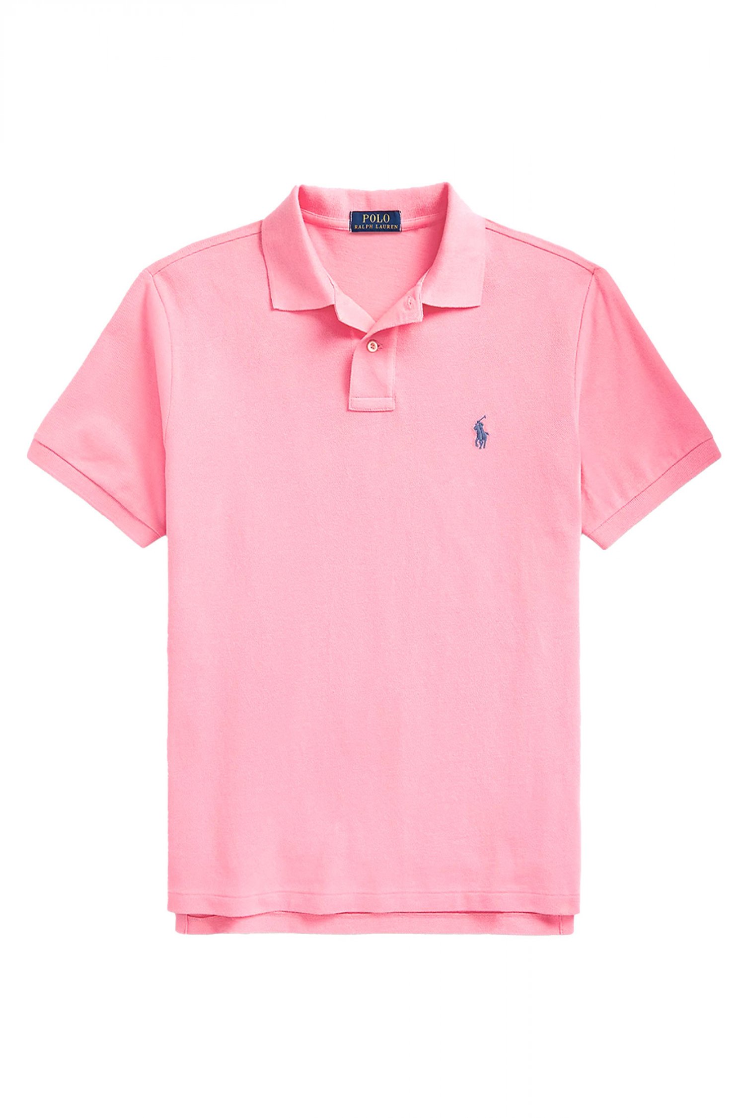 RALPH LAUREN POLO CUSTOM SLIM FIT LOGO ΡΟΖ