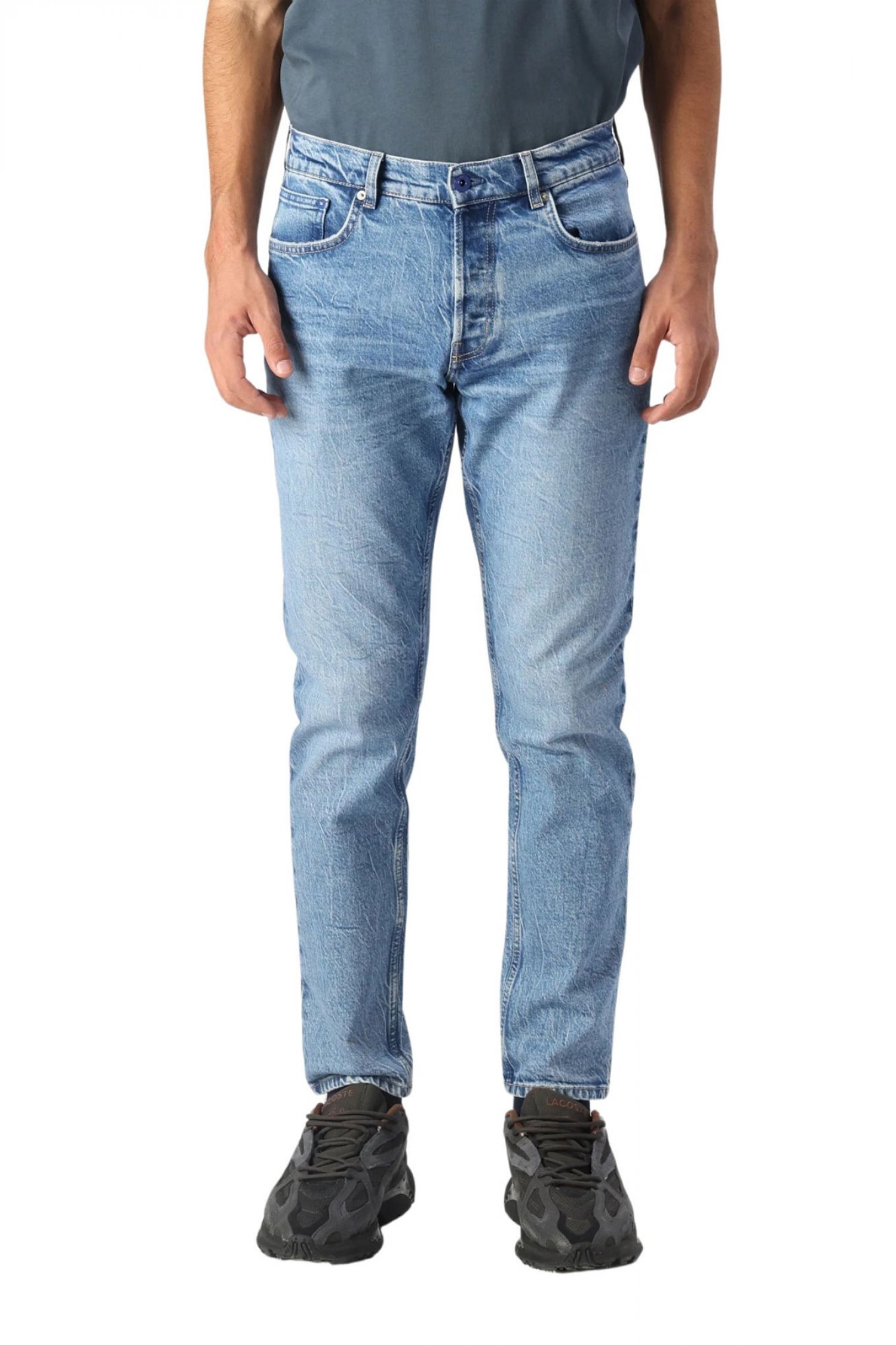 KARL LAGERFELD JEANS KARL LAGERFELD JEANS ΠΑΝΤΕΛΟΝΙ JEANS KLJ TAPERED DENIM ΜΠΛΕ