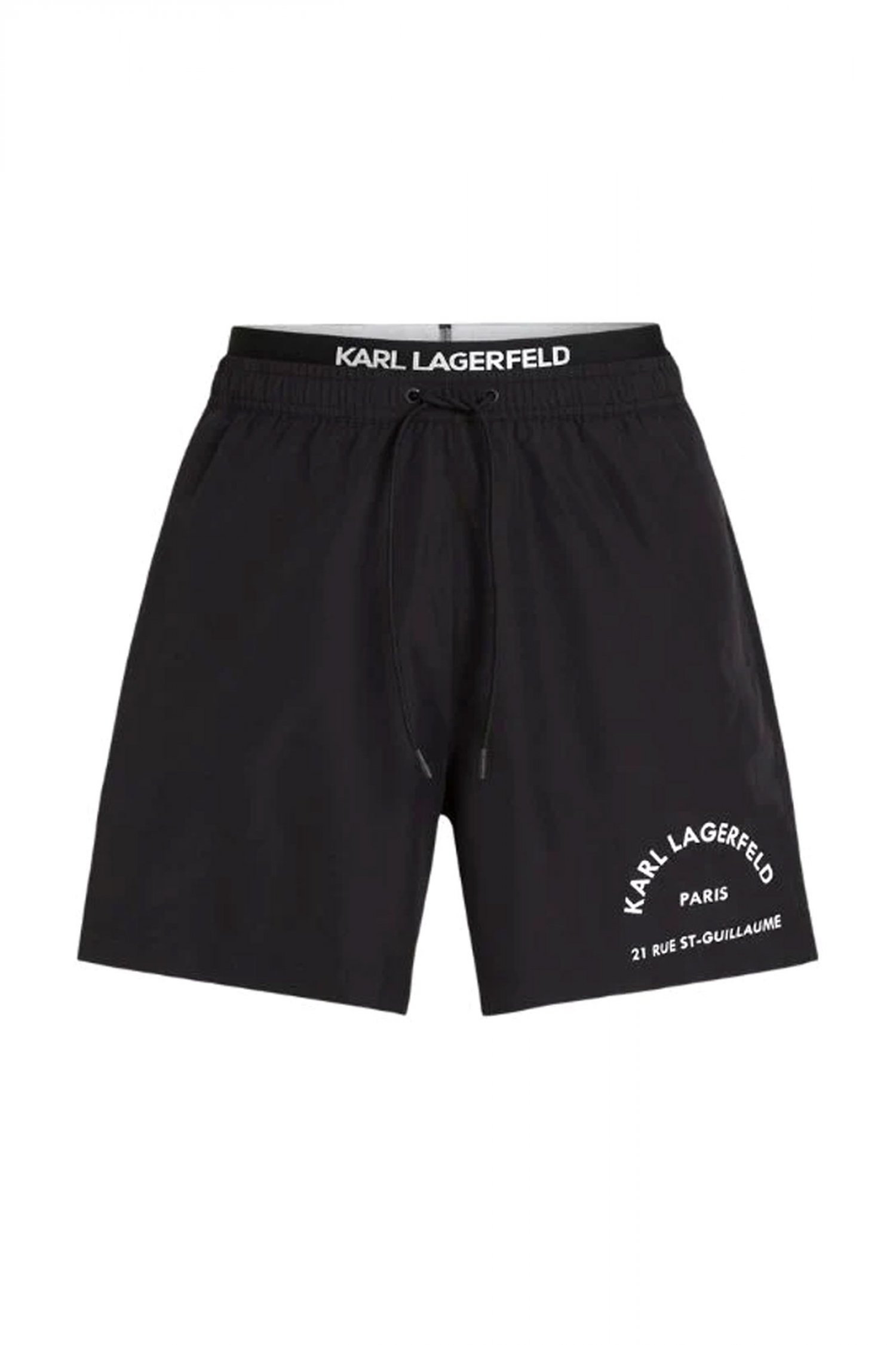 KARL LAGERFELD ΜΑΓΙΩ RSG ELASTIC MED ΜΑΥΡΟ