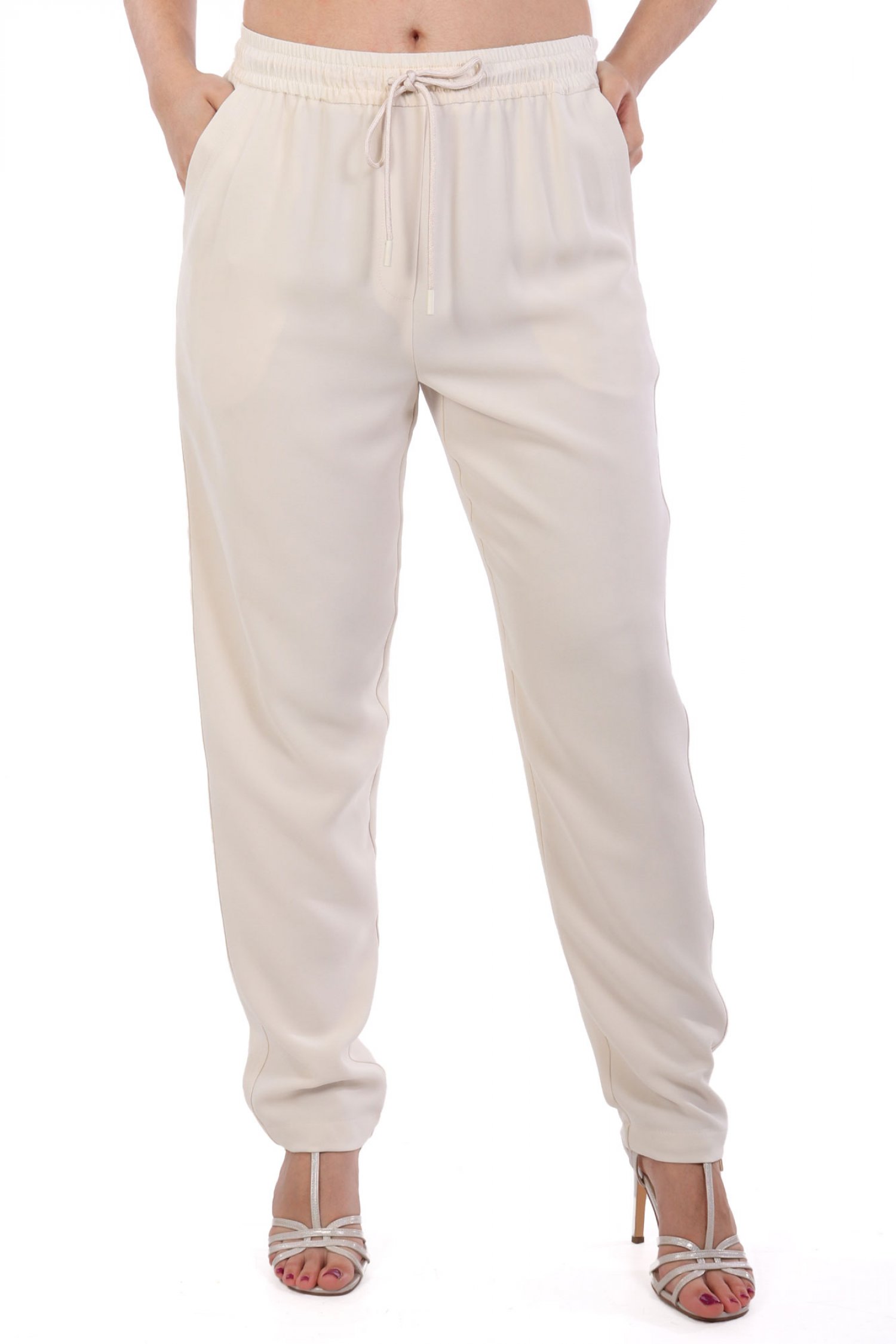 MARELLA MONOCHROME ΠΑΝΤΕΛΟΝΑ ΑΒΙΤΑΤΑ ΛΑΣΤΙΧΟ ΣΤΗΝ ΜΕΣΗ ΕΚΡΟΥ