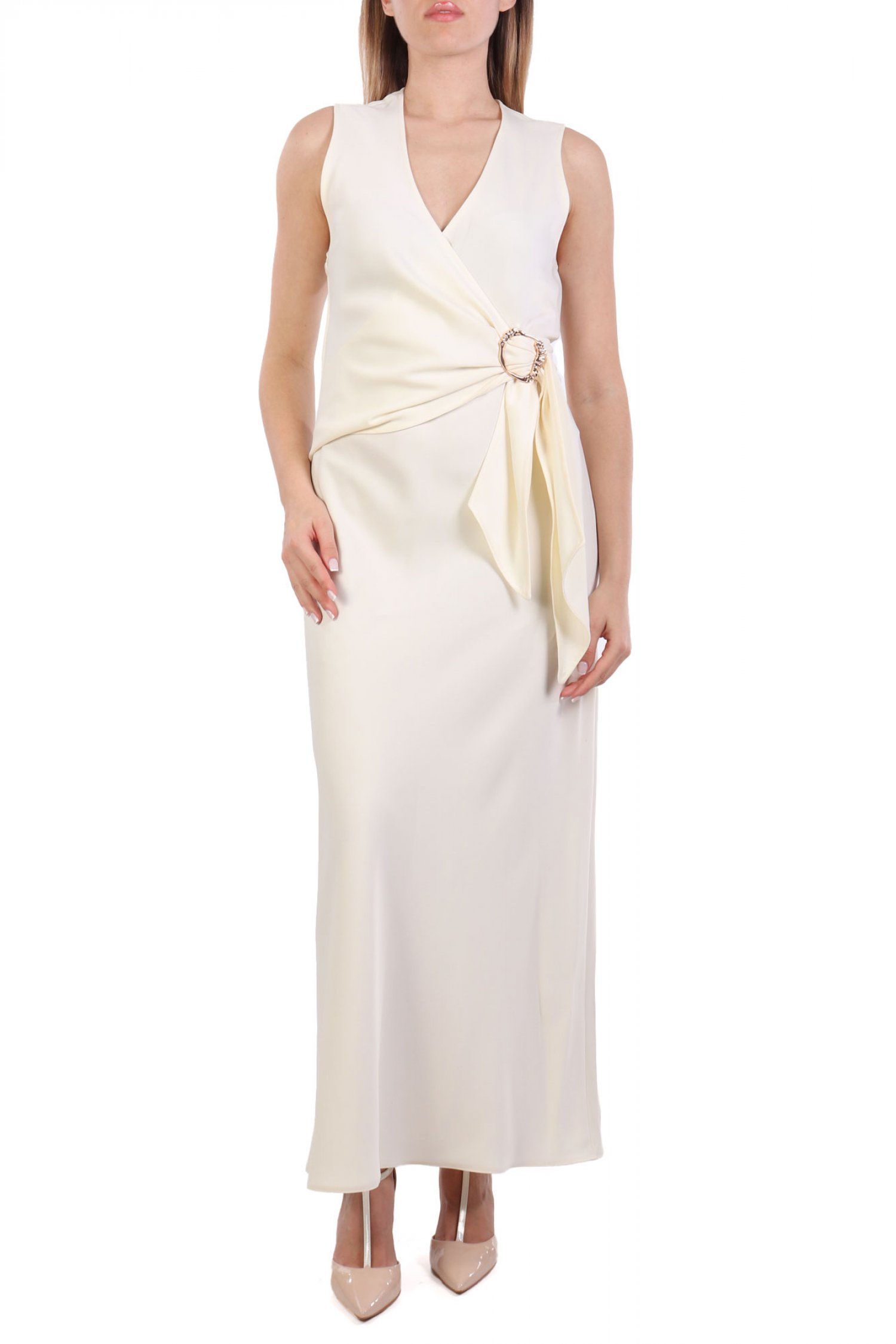 MARELLA 365 ΦΟΡΕΜΑ MAXI TITANO ΚΡΟΥΑΖΕ ΧΡΥΣΗ ΛΕΠΤΟΜΕΡΕΙΑ ΕΚΡΟΥ