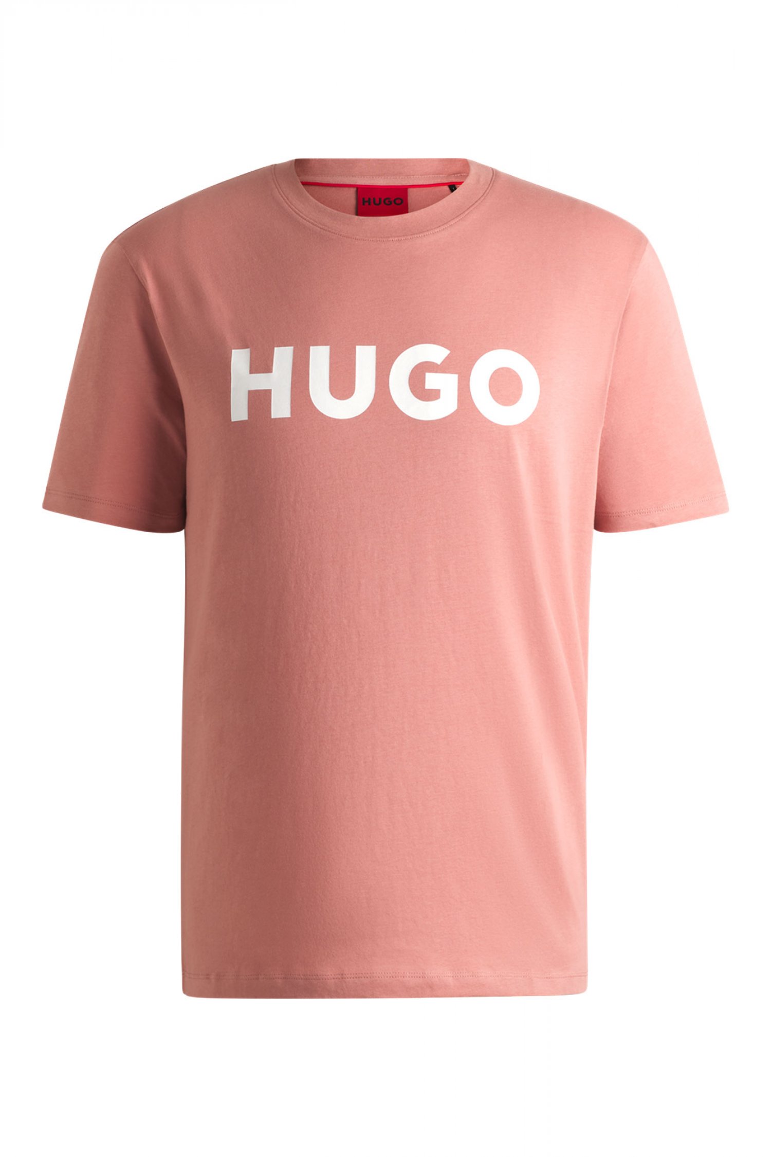 HUGO T-SHIRT DULIVIO LOGO ΣΟΜΟΝ-ΛΕΥΚΟ