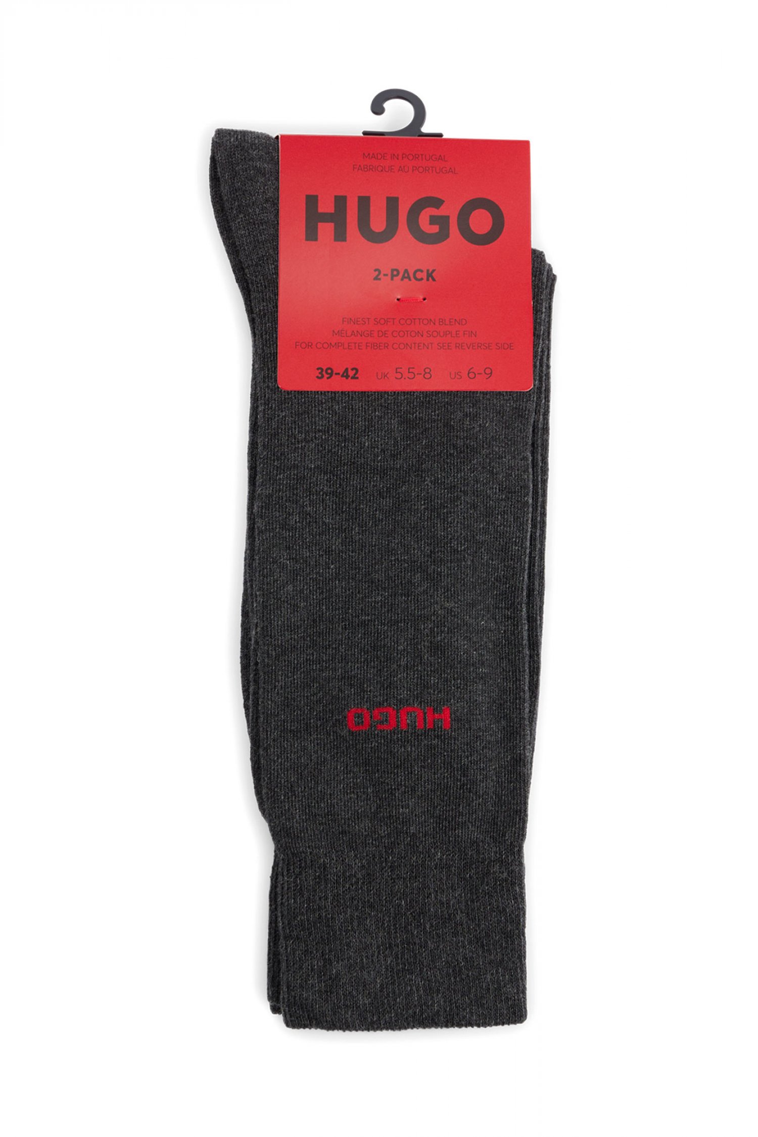 HUGO ΚΑΛΤΣΕΣ 2PAIRS 2P RS UNI CC ΓΚΡΙ