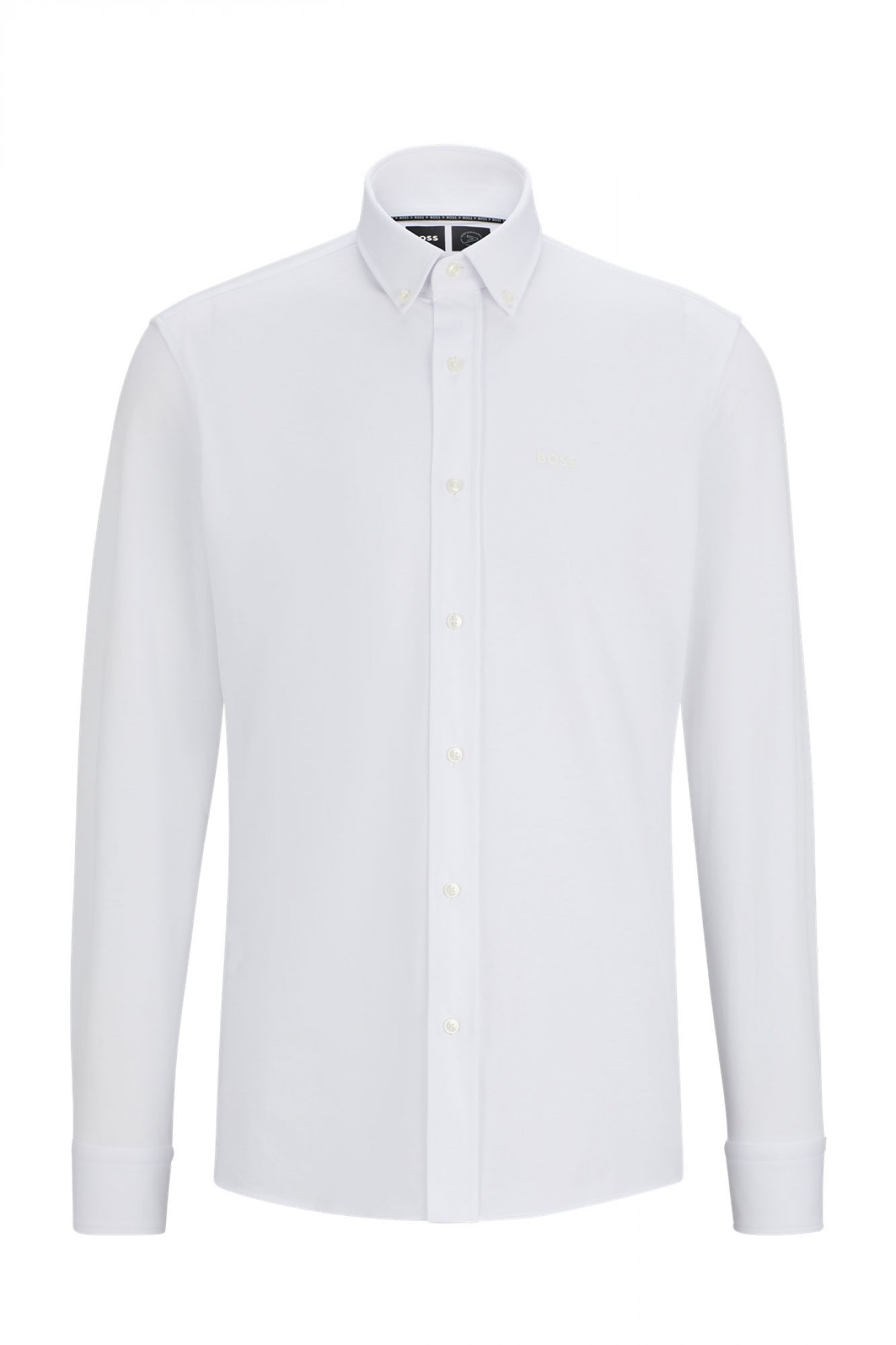 BOSS PERFORMANCE ΠΟΥΚΑΜΙΣΟ BUTTON DOWN REGULAR FIT P-JOE-BD-C1-222 ΛΕΥΚΟ