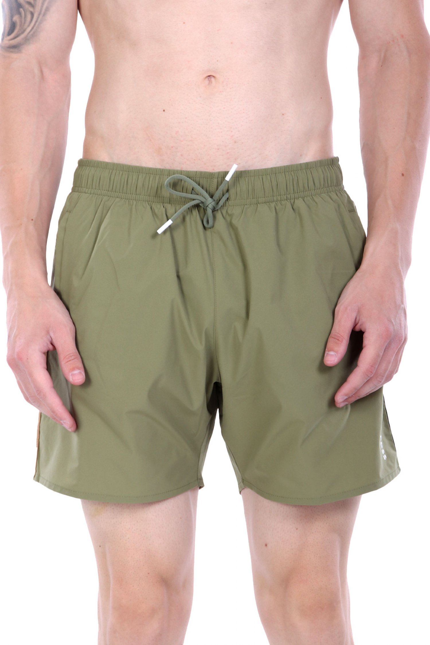 BOSS BEACHWEAR ΜΑΓΙΩ ICONIC ΧΑΚΙ