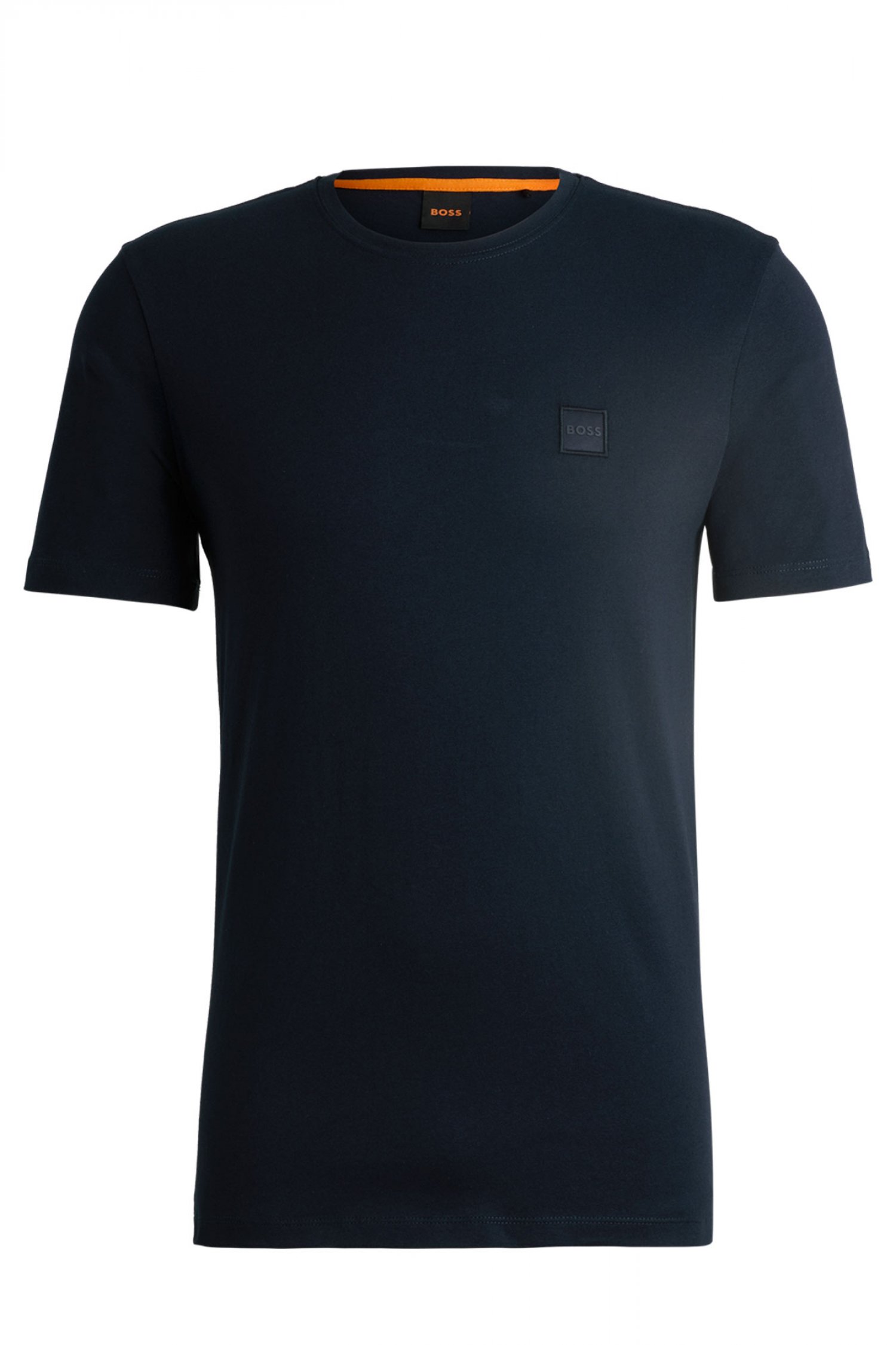 BOSS CASUAL T-SHIRT RELAXED FIT TALES ΣΚΟΥΡΟ ΜΠΛΕ