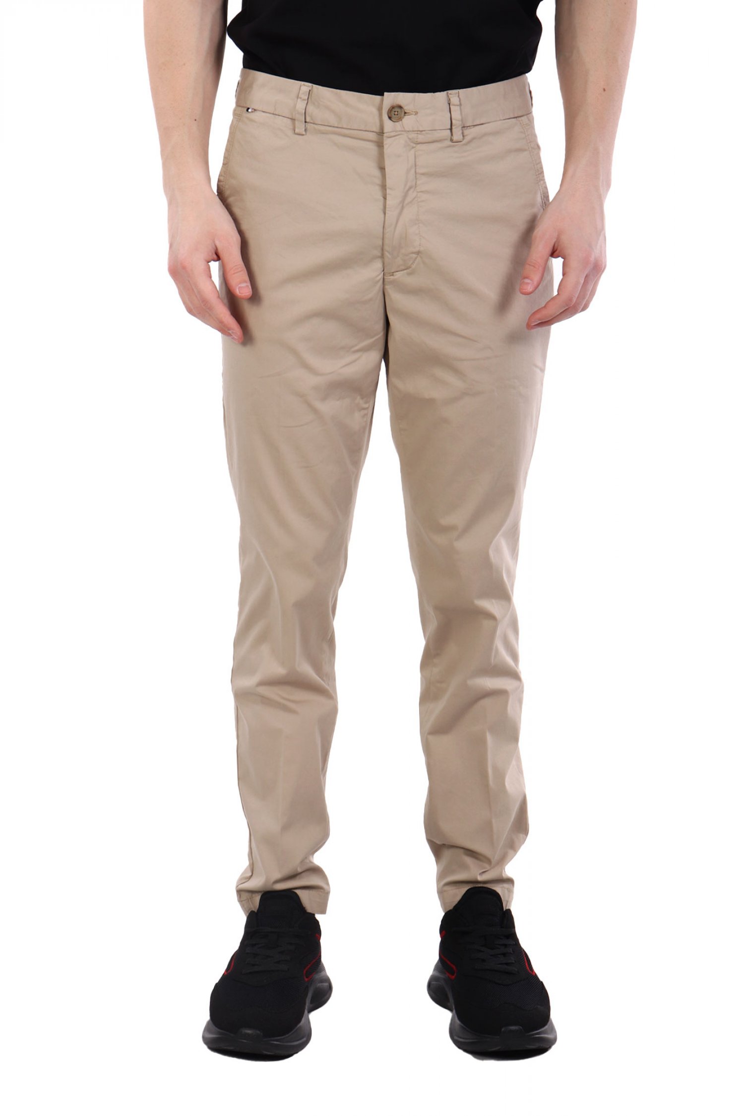 BOSS ΠΑΝΤΕΛΟΝΙ CHINO SLIM FIT H-KAITON ΜΠΕΖ