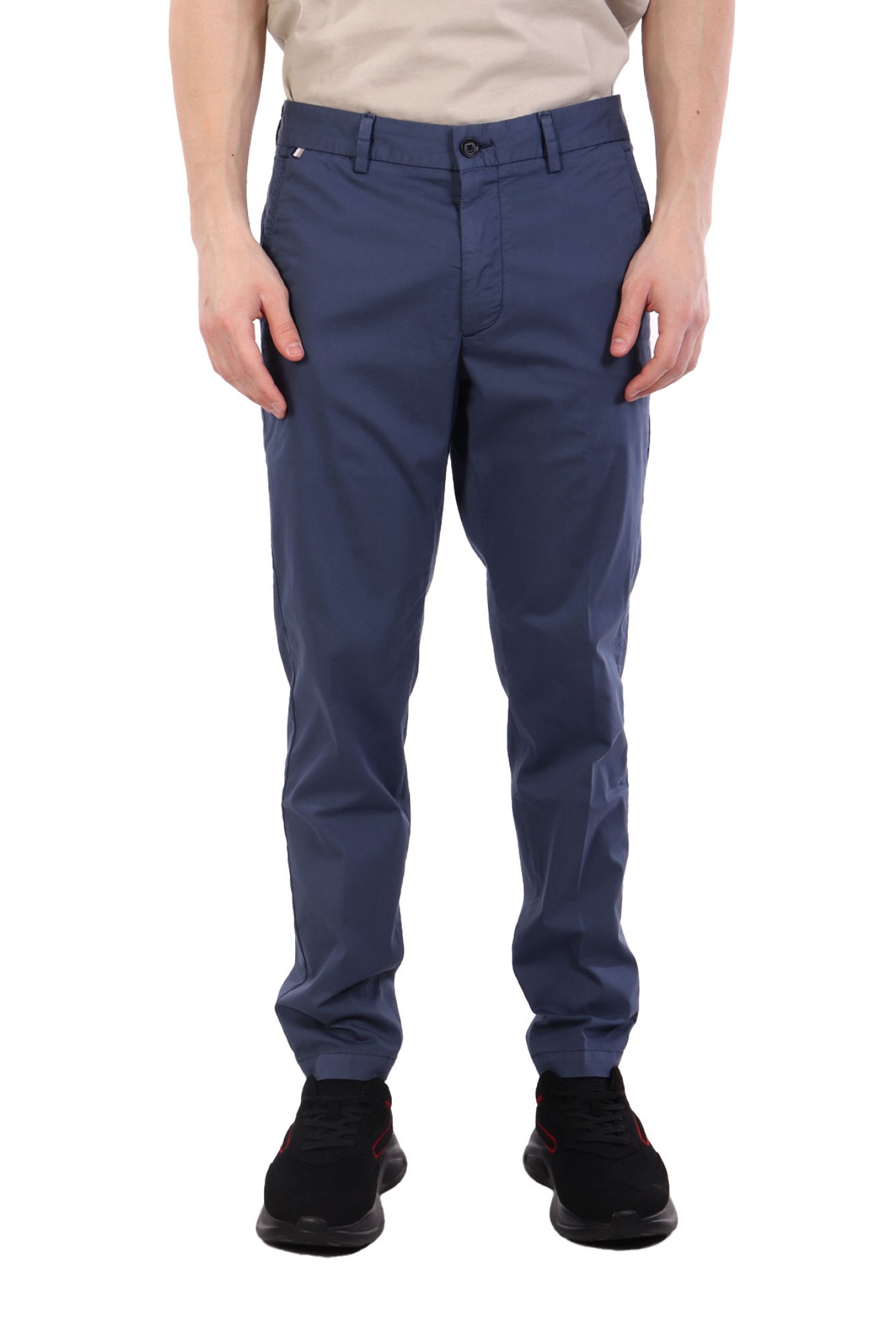 BOSS ΠΑΝΤΕΛΟΝΙ CHINO SLIM FIT H-KAITON ΜΠΛΕ